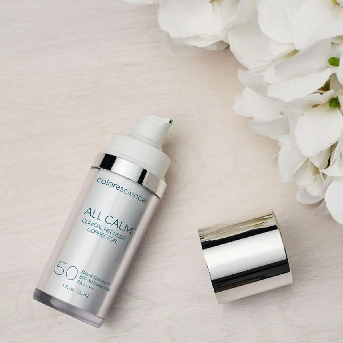 Крем для усунення почервоніння Colorescience All Calm Clinical Redness Corrector SPF 50, 30 мл