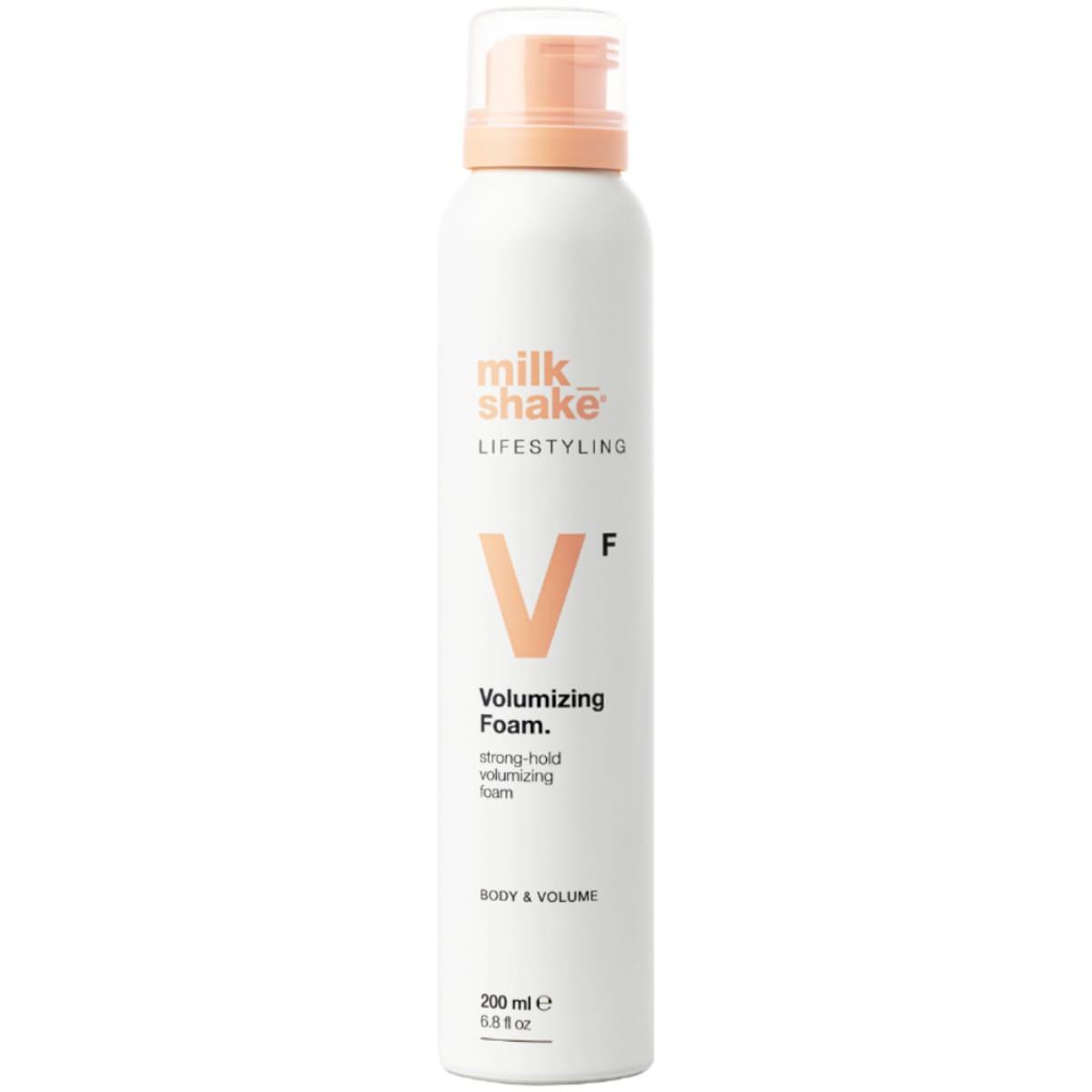 Пінка для об'єму волосся сильної фіксації Milk Shake Lifestyling Volumizing Foam, 200 мл