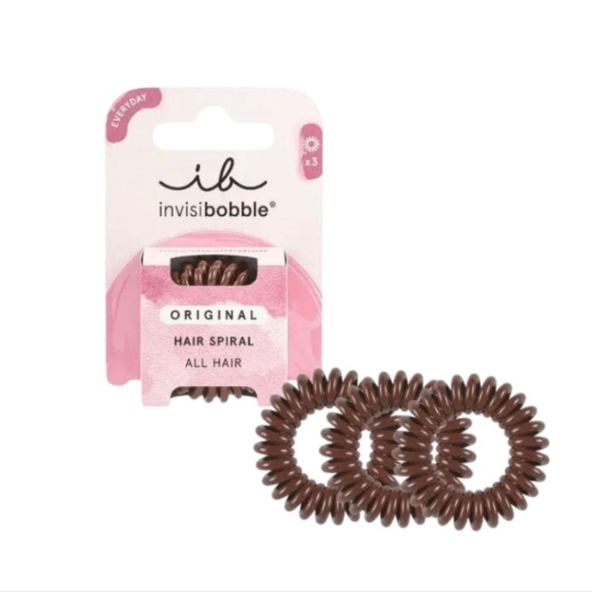 Резинка-браслет для волосся invisibobble ORIGINAL Pretzel Brown, 3 шт