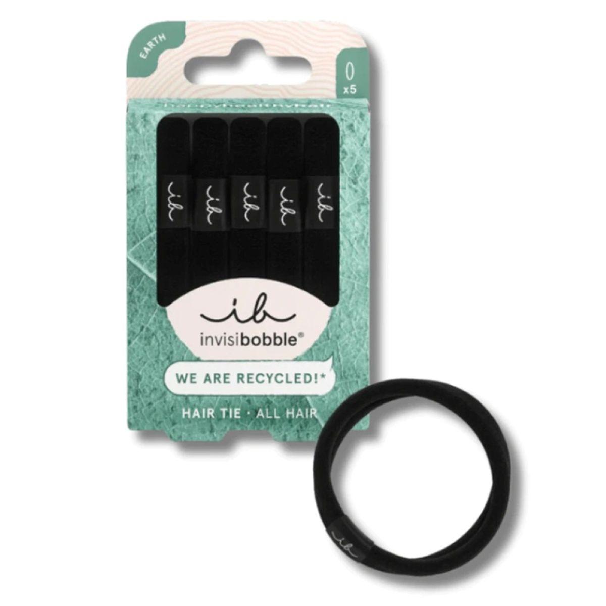 Резинка-браслет для волосся invisibobble HAIR TIE Black, 5 шт