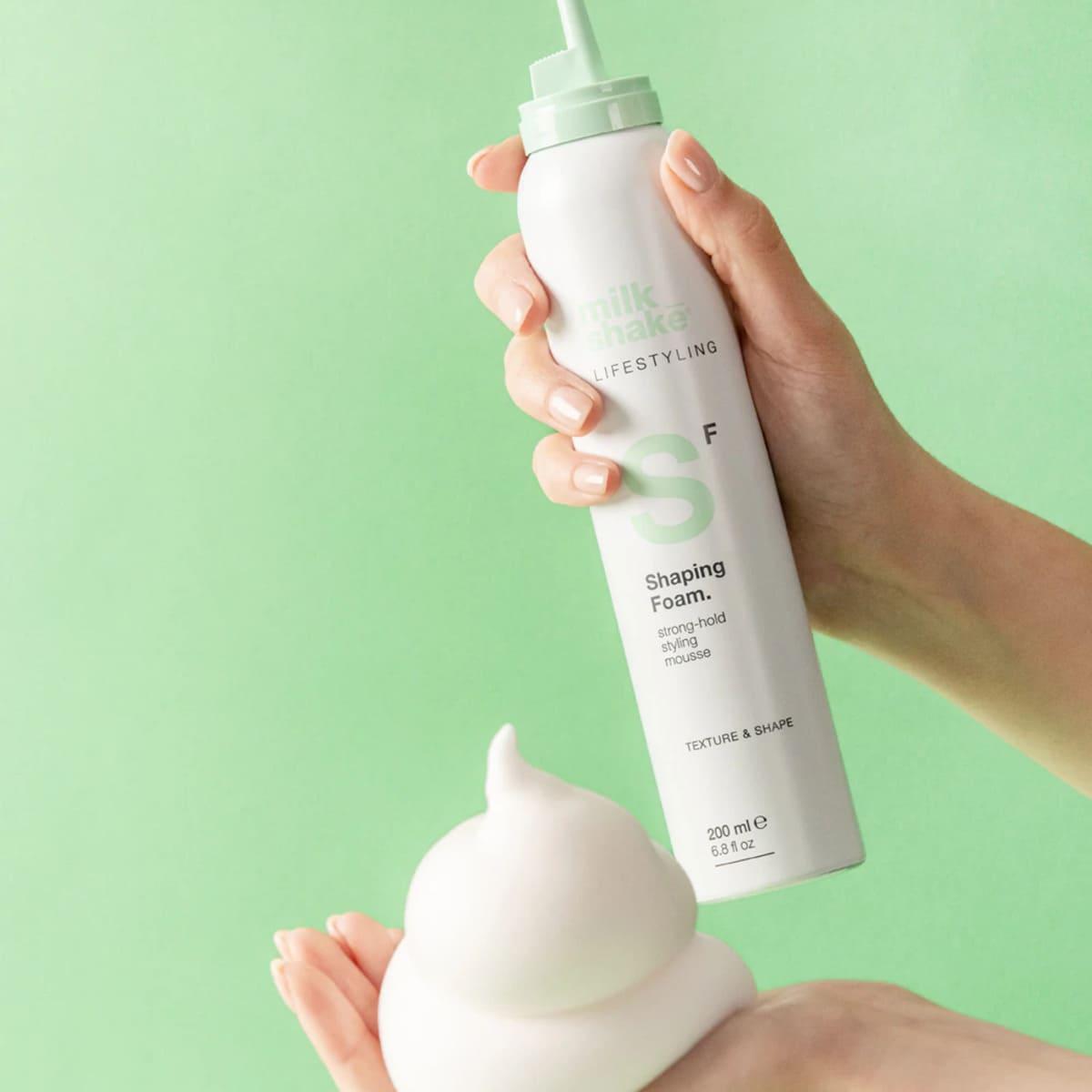 Пінка термозахисна для об'єму та моделювання зачіски Milk Shake Lifestyling Shaping Foam, 200 мл