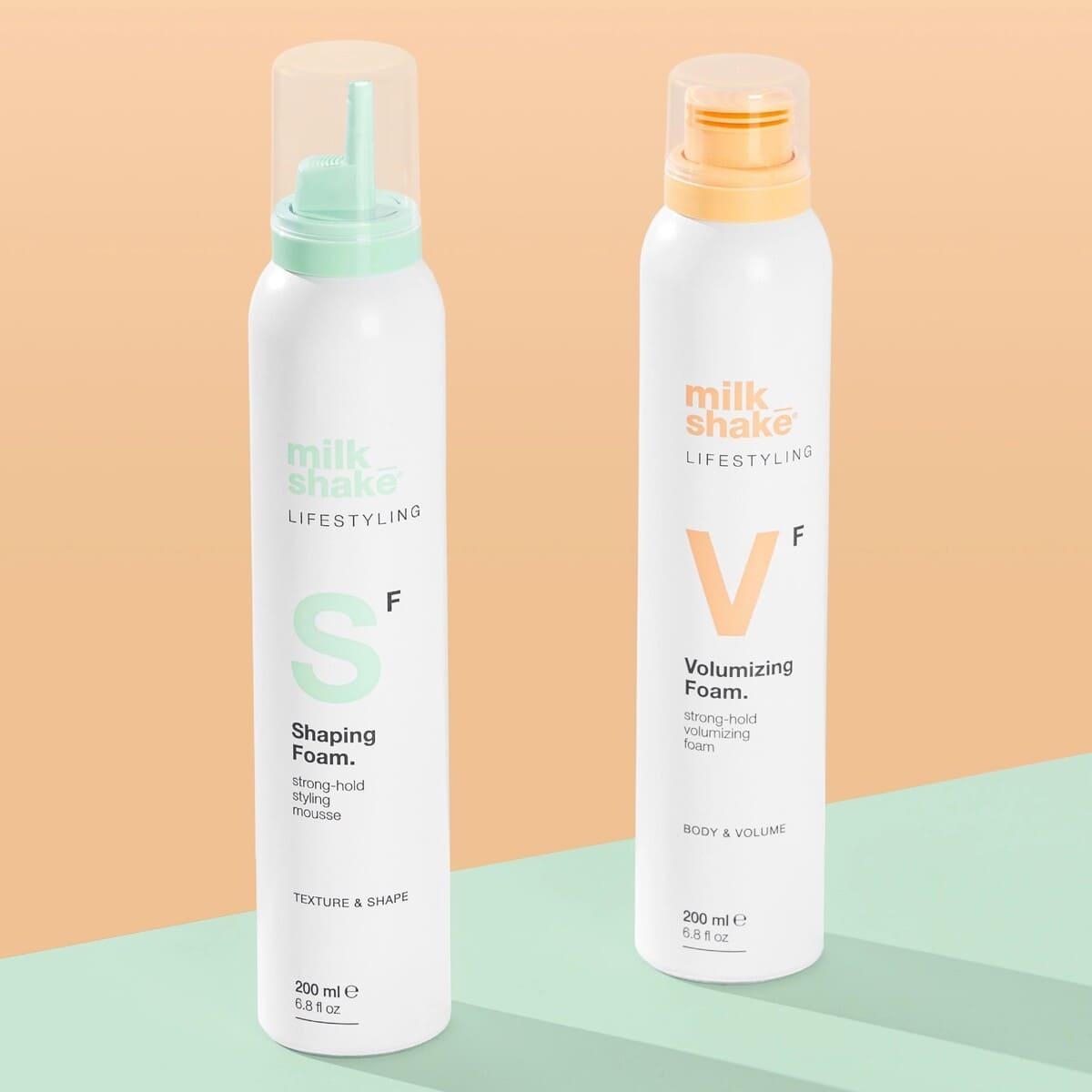 Пінка термозахисна для об'єму та моделювання зачіски Milk Shake Lifestyling Shaping Foam, 200 мл