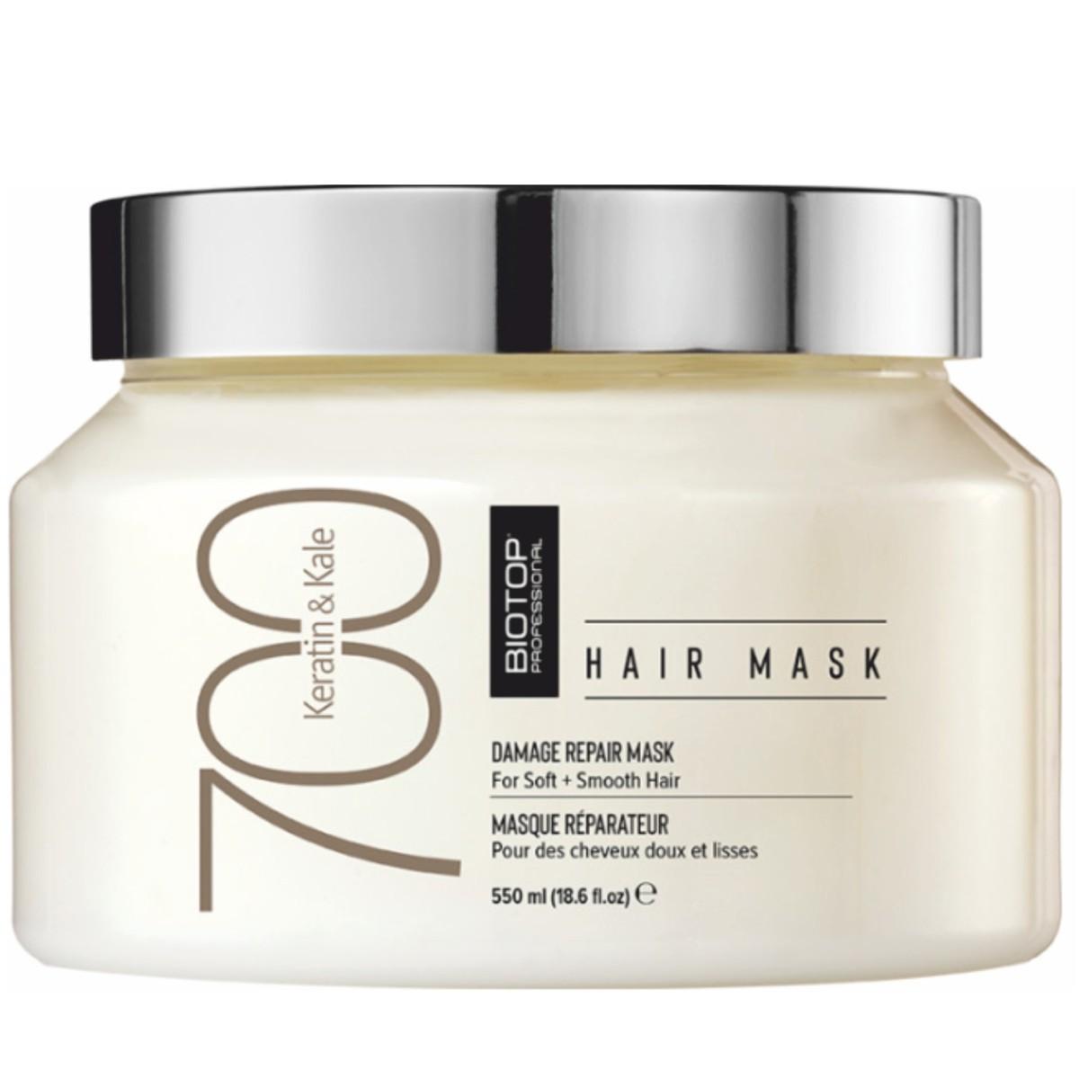 BIOTOP 700 Маска для волосся Keratin + Kale, 250 мл