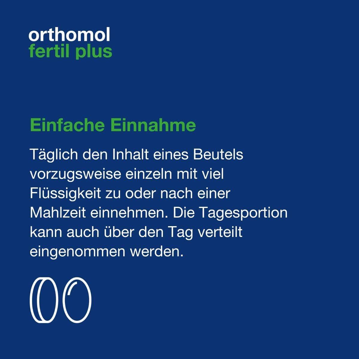 Orthomol Fertil plus Вітаміни для чоловіків у період планування вагітності, капсули №30, 30 днів