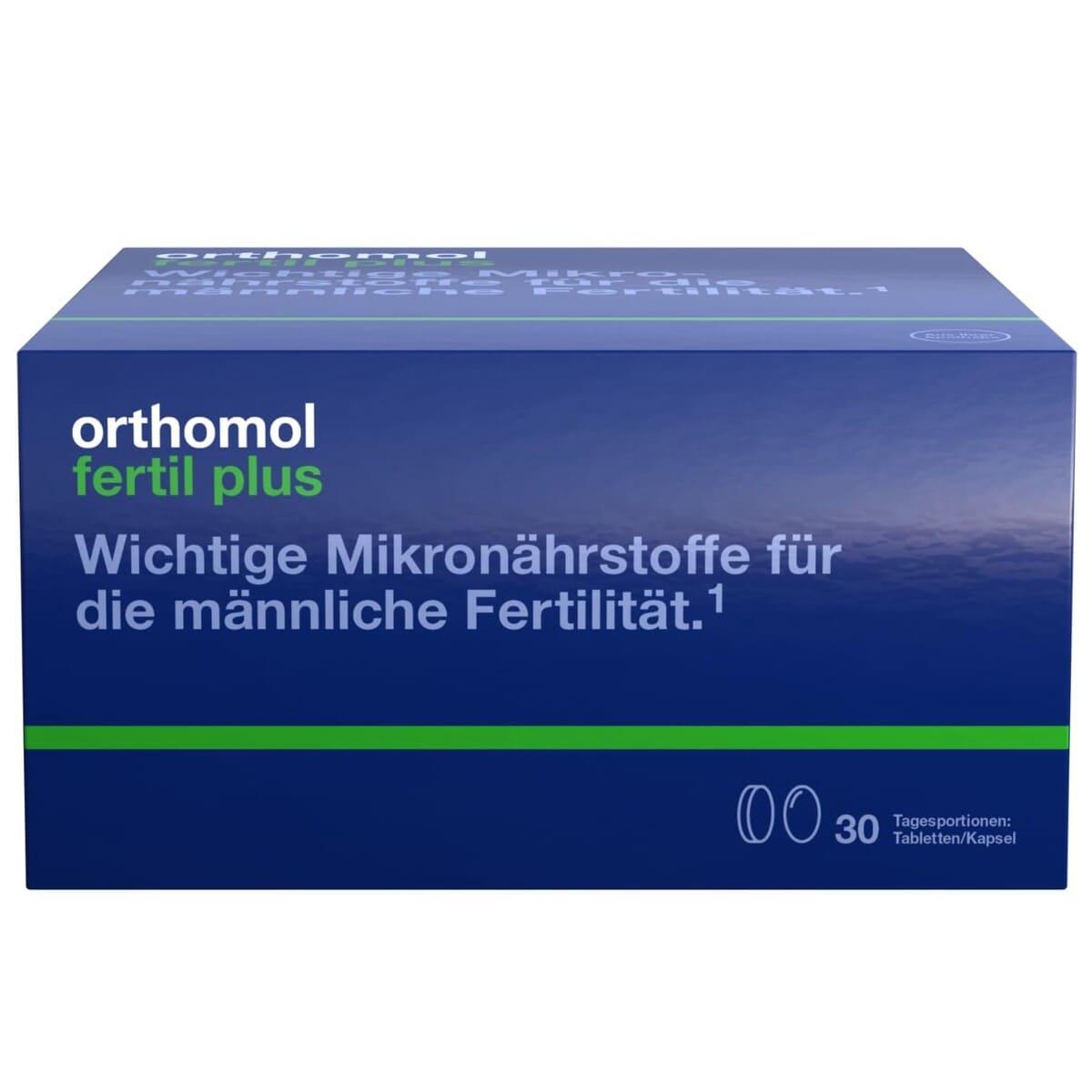 Orthomol Fertil plus Вітаміни для чоловіків у період планування вагітності, капсули №30, 30 днів