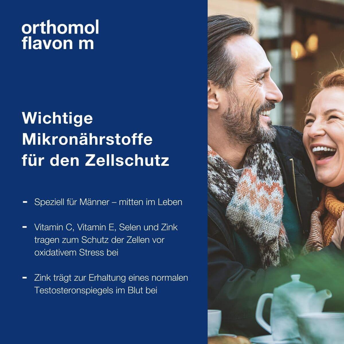 Orthomol Flavon M new Вітаміни при лікуванні передміхурової залози чоловіків, капсули №30, 30 днів
