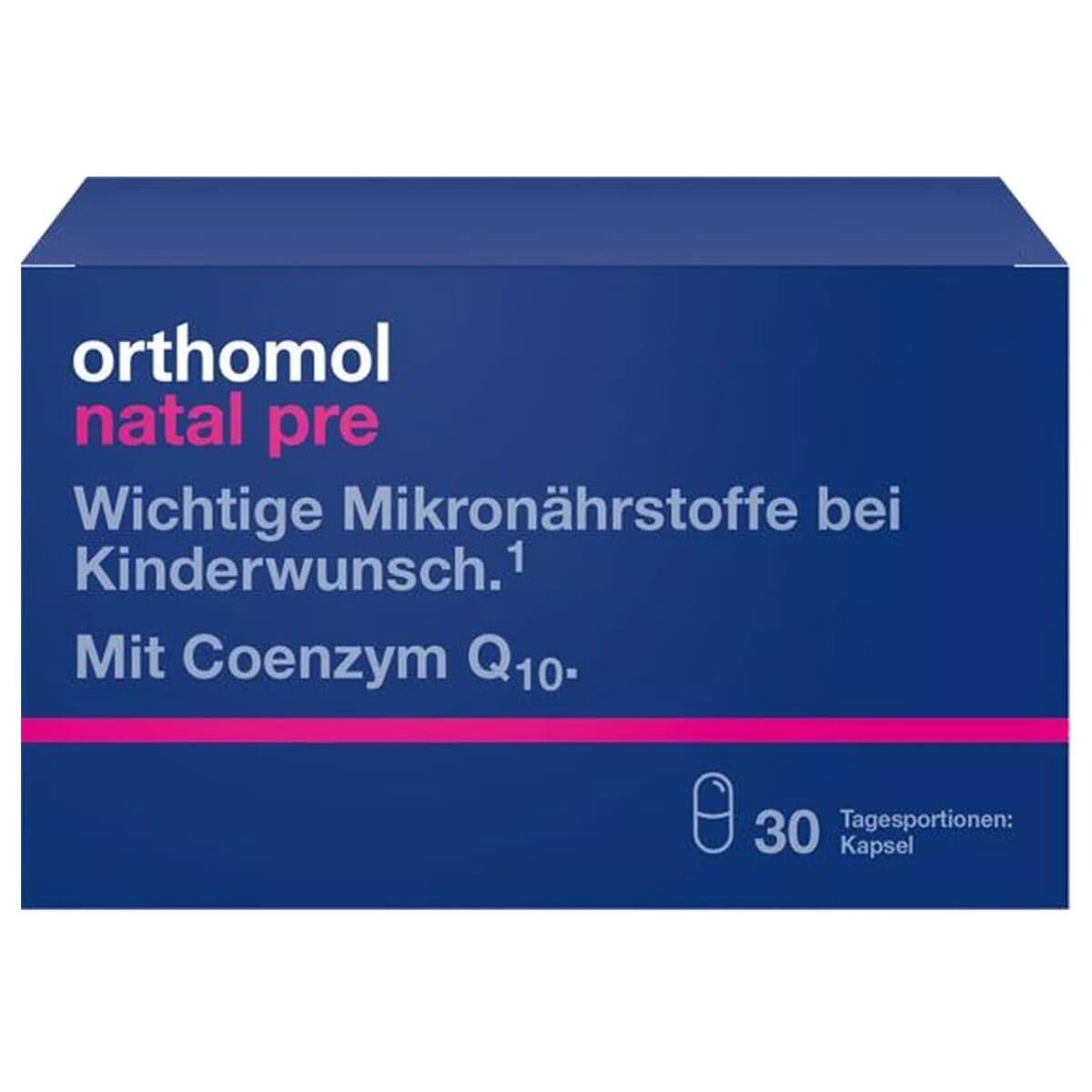 Orthomol Natal Pre Вітаміни для планування вагітності (капсули) №30, 30 днів
