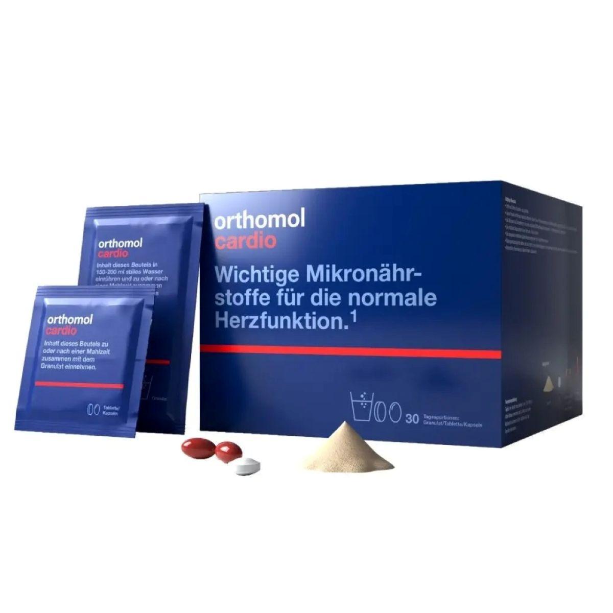 Orthomol Cardio для здоров'я серця та судин (гранули-капсули-таблетки) №30, 30 днів