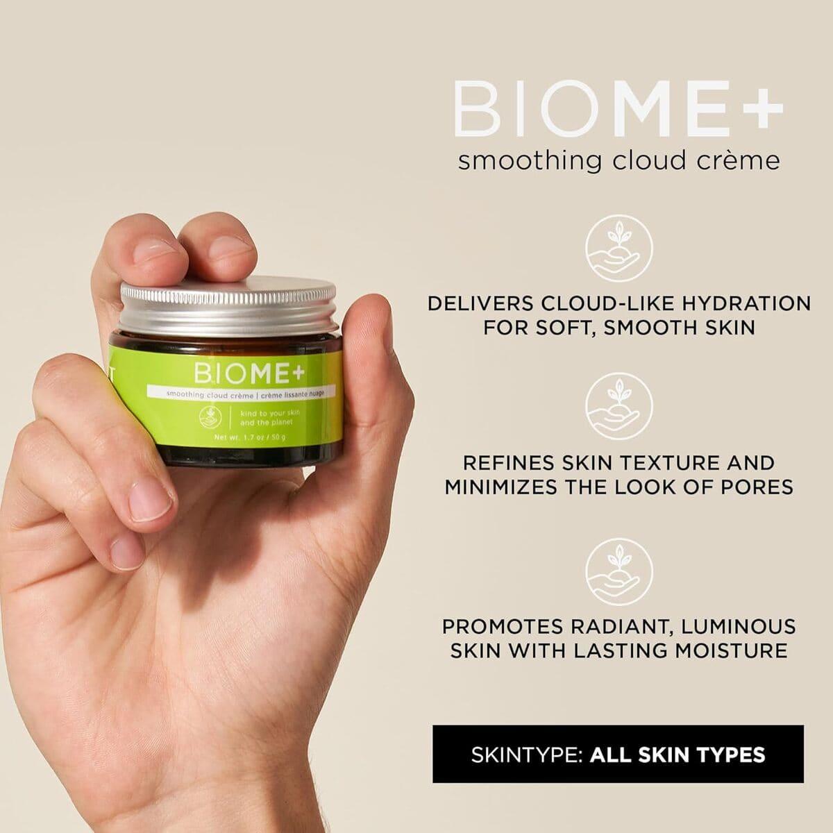 Зволожувальний крем-мус зі скваланом Image Skincare Biome + Smoothing Cloud Cream, 50 г