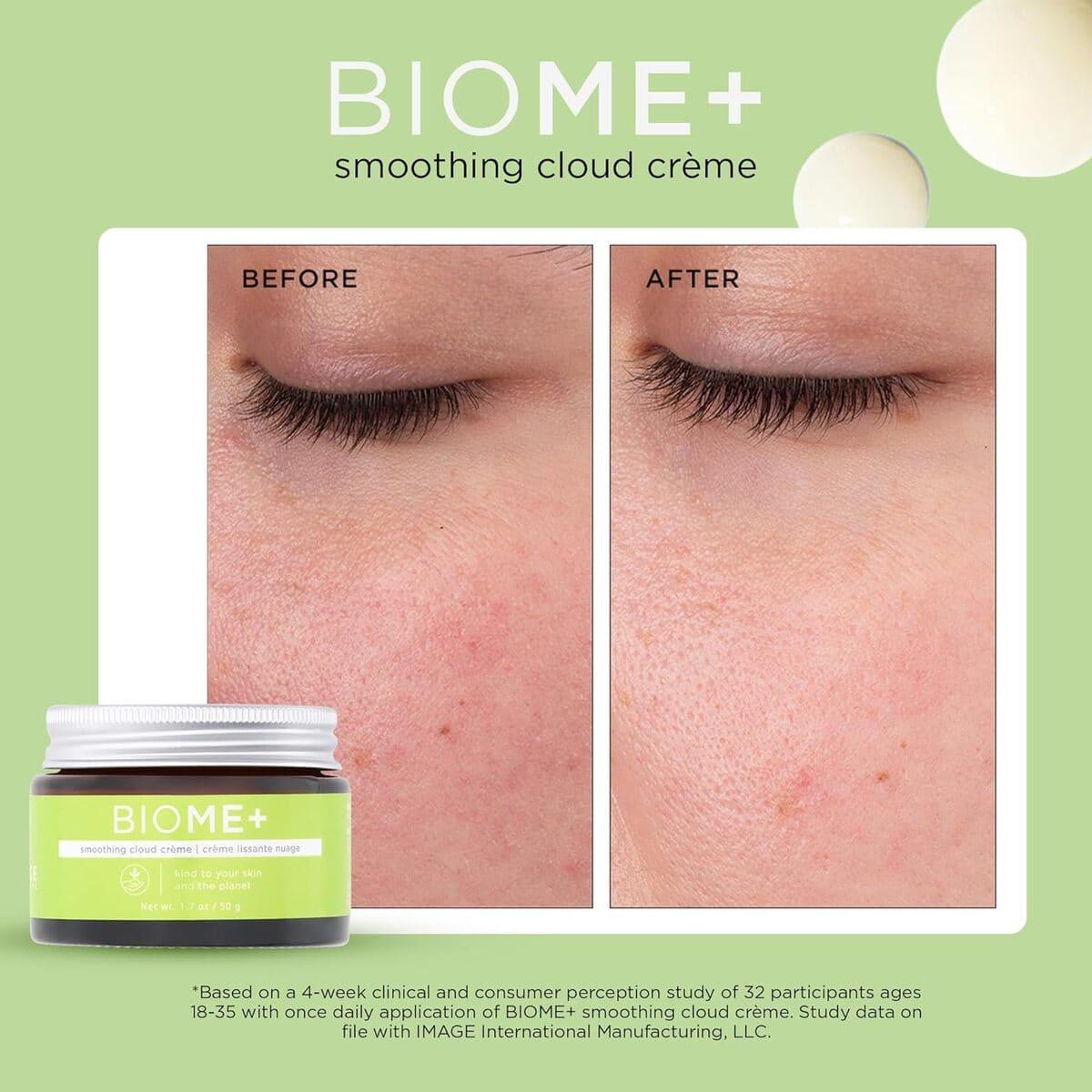 Зволожувальний крем-мус зі скваланом Image Skincare Biome + Smoothing Cloud Cream, 50 г
