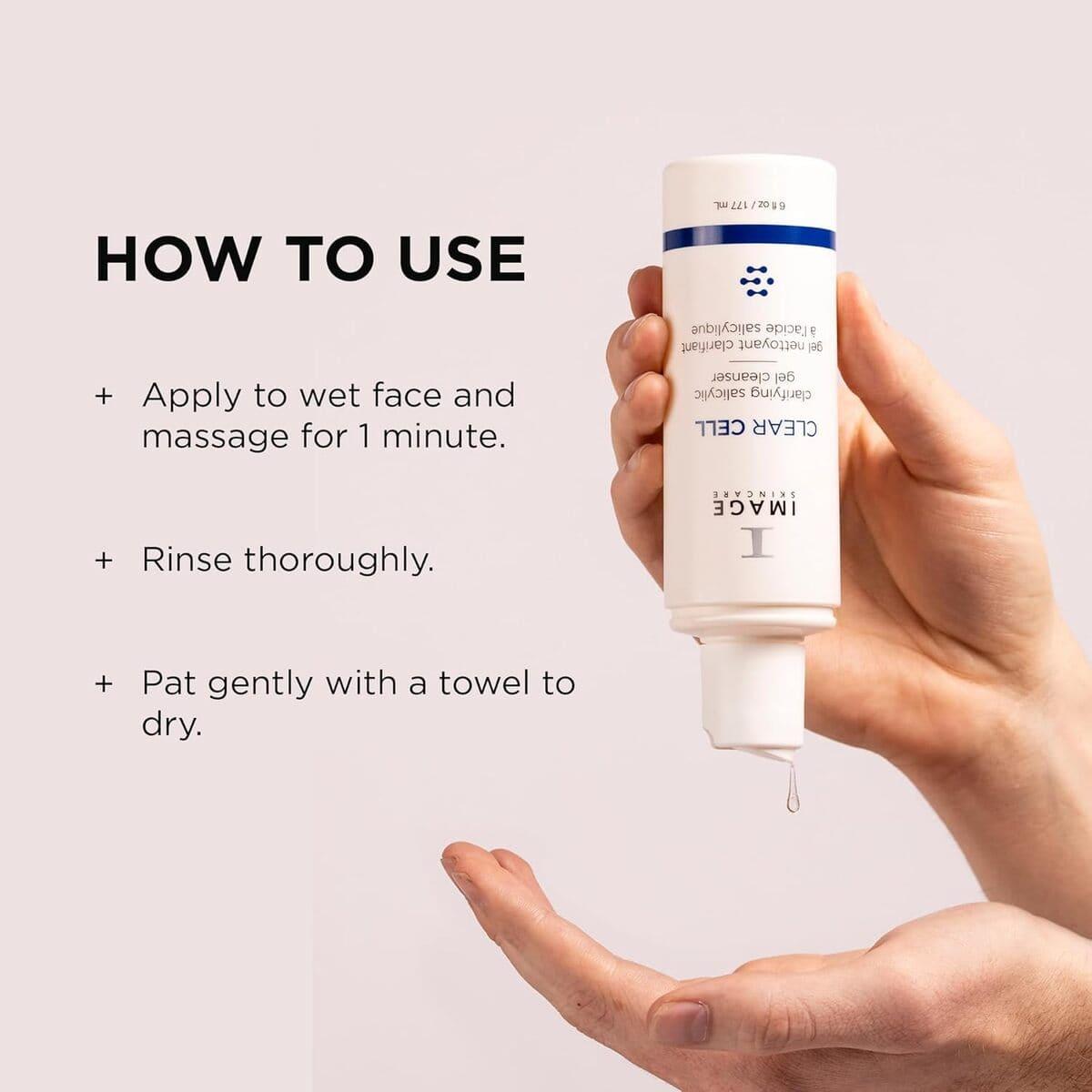 Очищувальний саліциловий гель для проблемної шкіри Image Skincare Clear Cell Salicylic Gel Cleanser, 177 мл