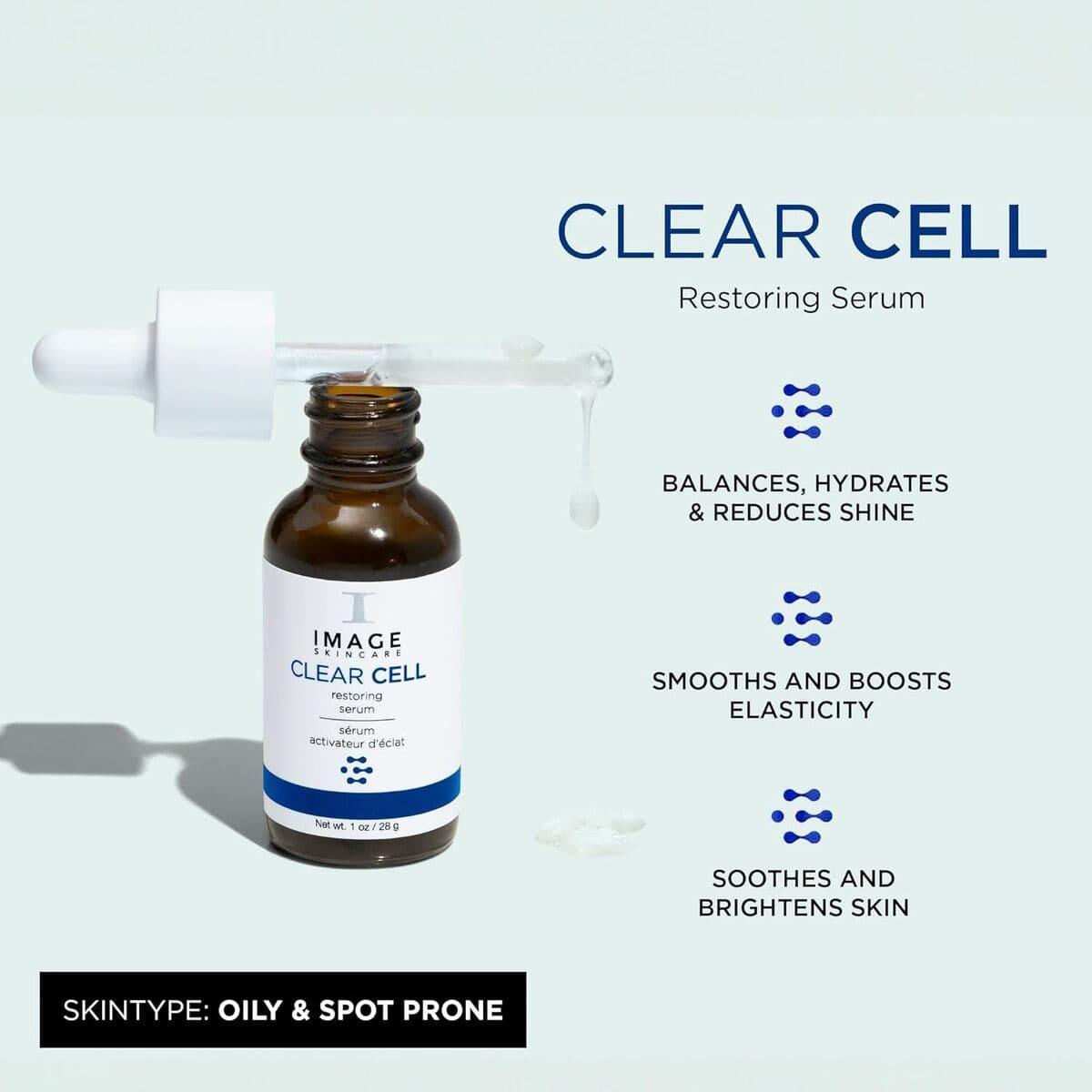 Відновлювальна сироватка для обличчя Image Skincare Clear Cell Restoring Serum oil-free, 28 г