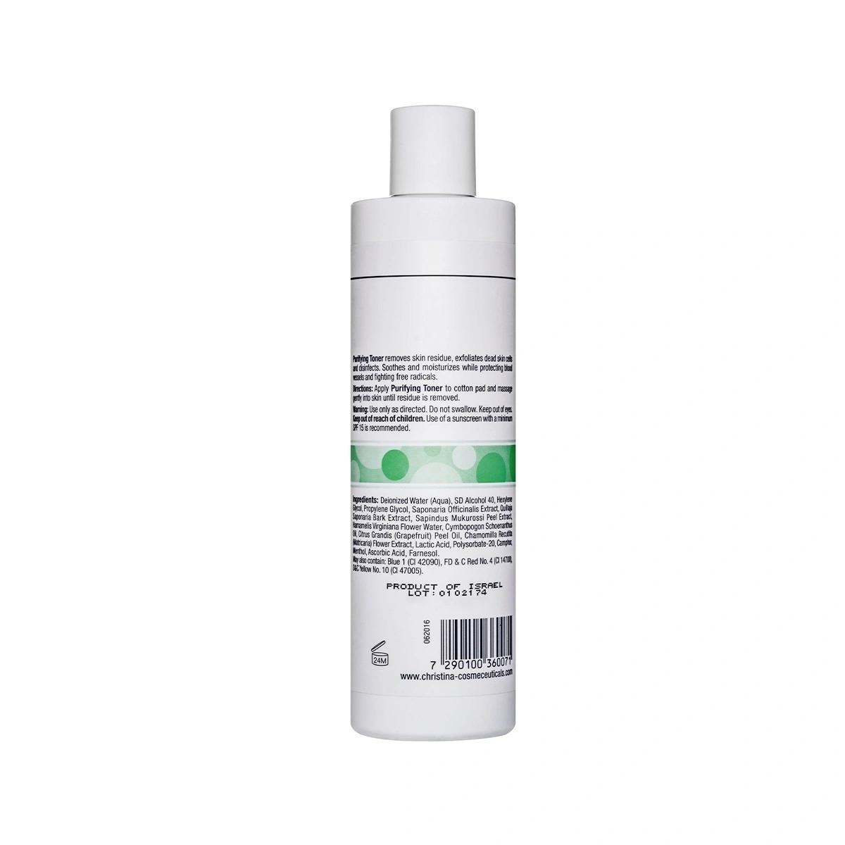 Очищувальний тонік з лемонграсом для жирної шкіри Christina Purifying Toner for oily skin with Lemongrass, 300 мл