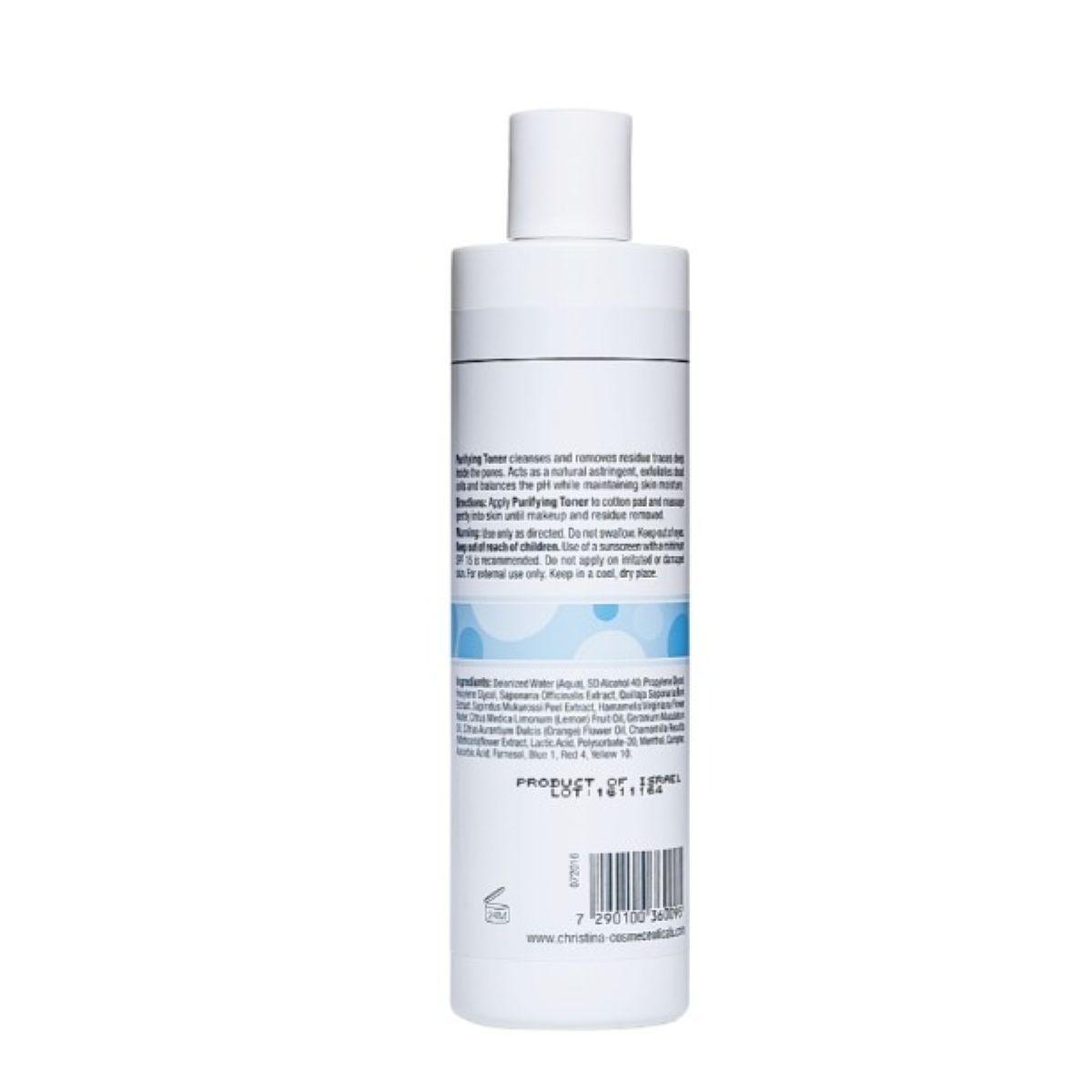 Очищувальний тонік з геранню для нормальної шкіри Christina Purifying Toner for normal skin with Geranium, 300 мл