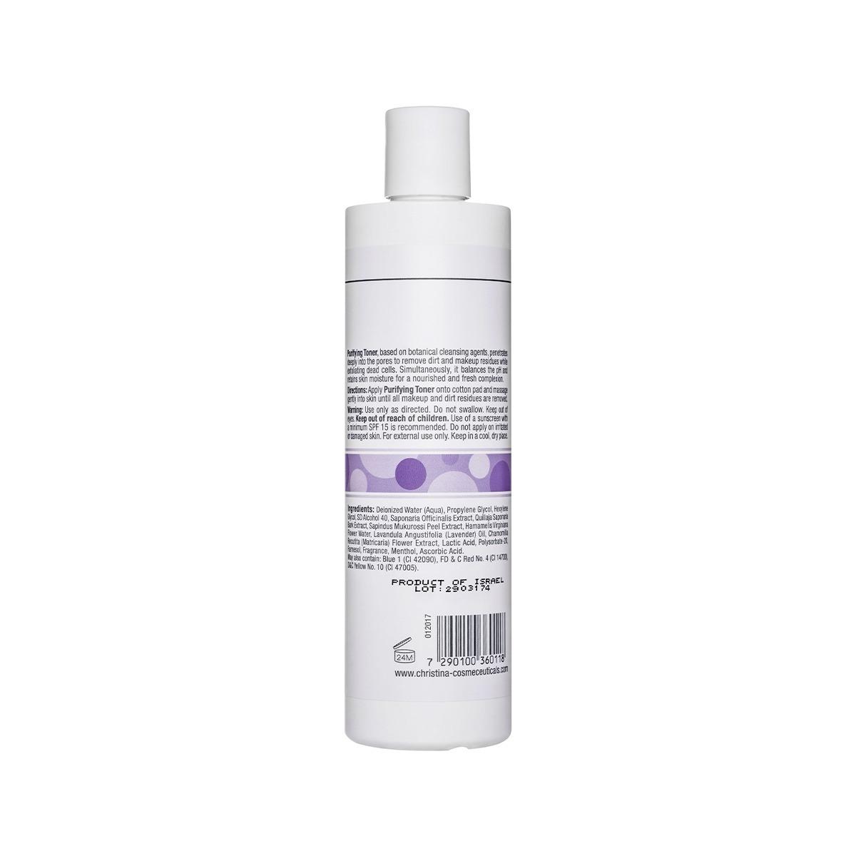Очищувальний тонік з лавандою для сухої шкіри Christina Purifying Toner for dry skin with Lavender, 300 мл