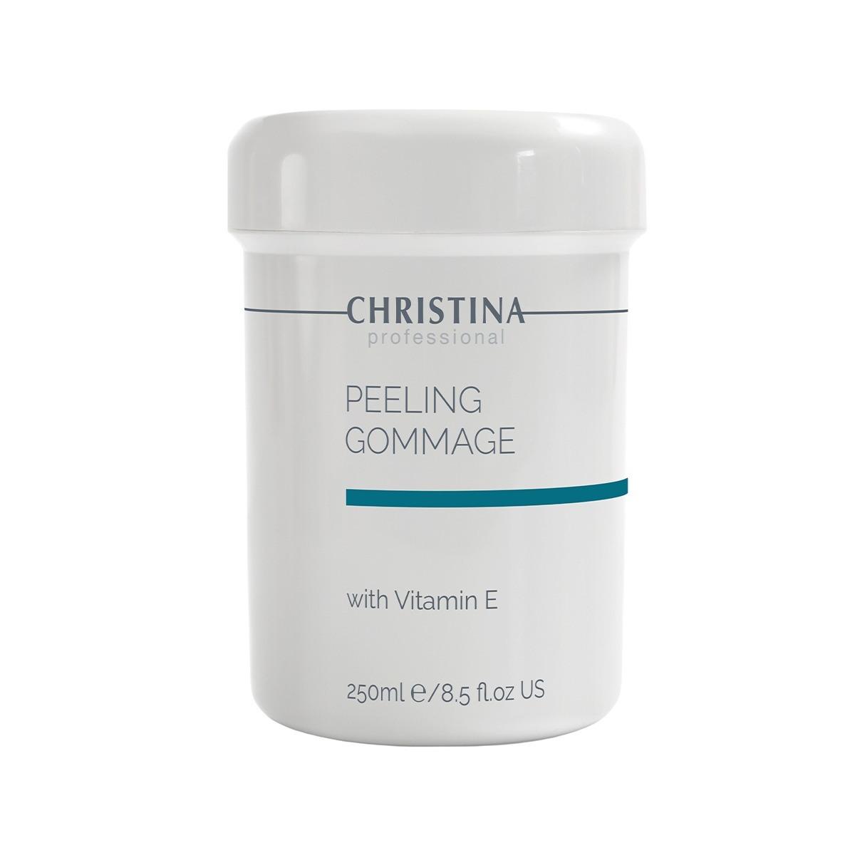 Пілінг-гомаж з вітаміном Е для всіх типів шкіри Christina Peeling Gommage with vitamin E, 250 мл