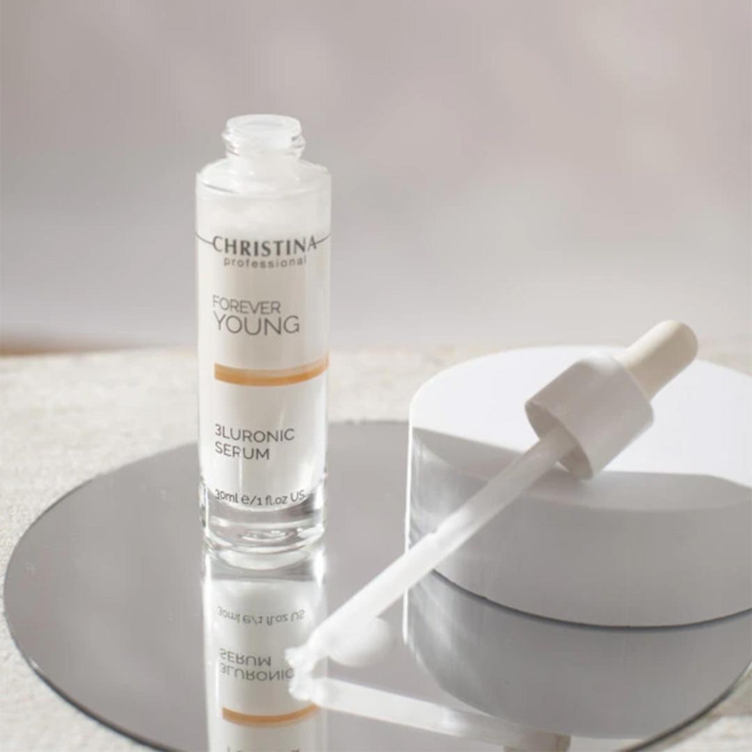 3-гіалуронова сироватка для обличчя Christina Forever Young 3Luronic Serum, 30 мл