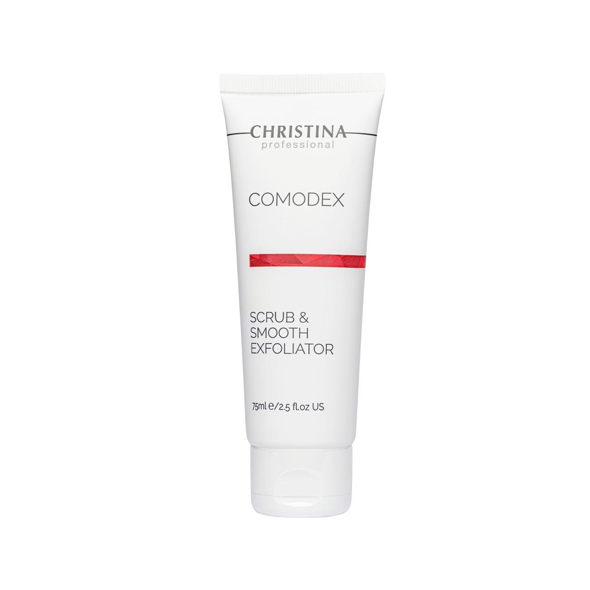Вирівнювальний скраб-ексфоліатор для обличчя Christina Comodex Scrub & Smooth Exfoliator, 75 мл