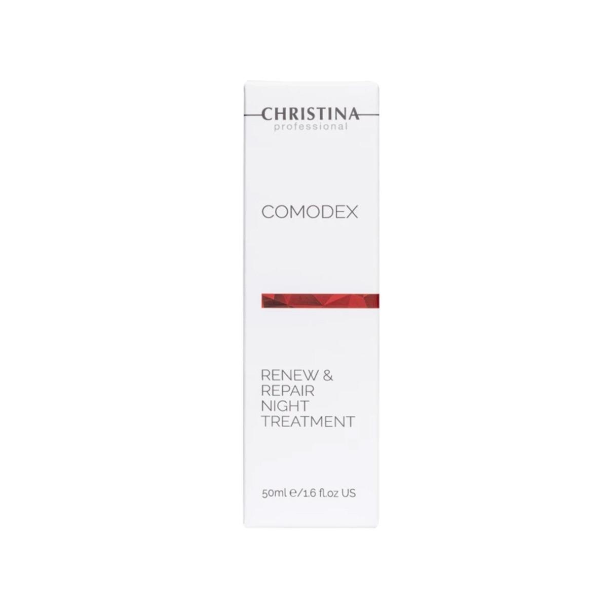 Нічний гель для обличчя «Оновлення та відновлення» Christina Comodex Renew & Repair Night Treatment, 50 мл
