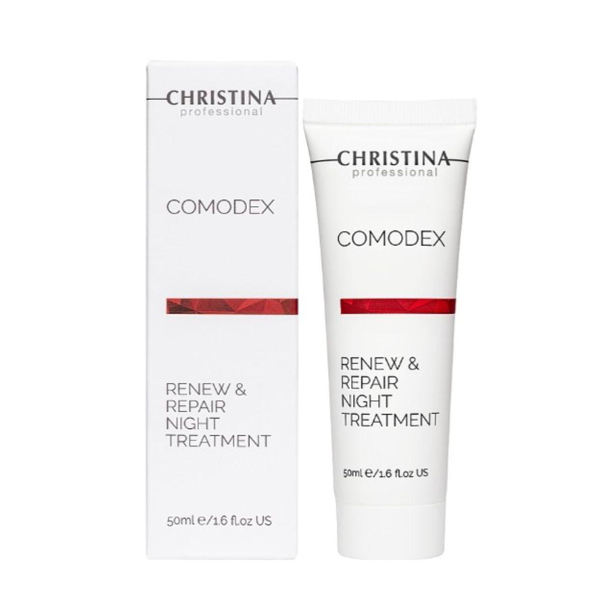 Нічний гель для обличчя «Оновлення та відновлення» Christina Comodex Renew & Repair Night Treatment, 50 мл