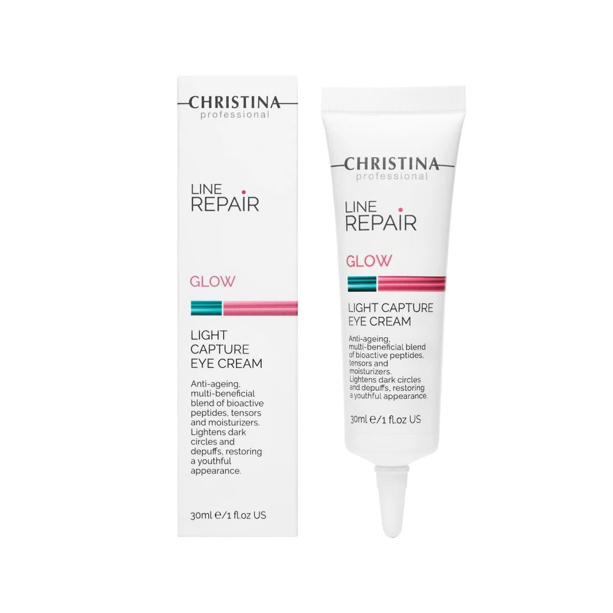 Багатофункціональний крем для шкіри навколо очей Christina Line Repair Glow Light Capture Eye Cream, 30 мл