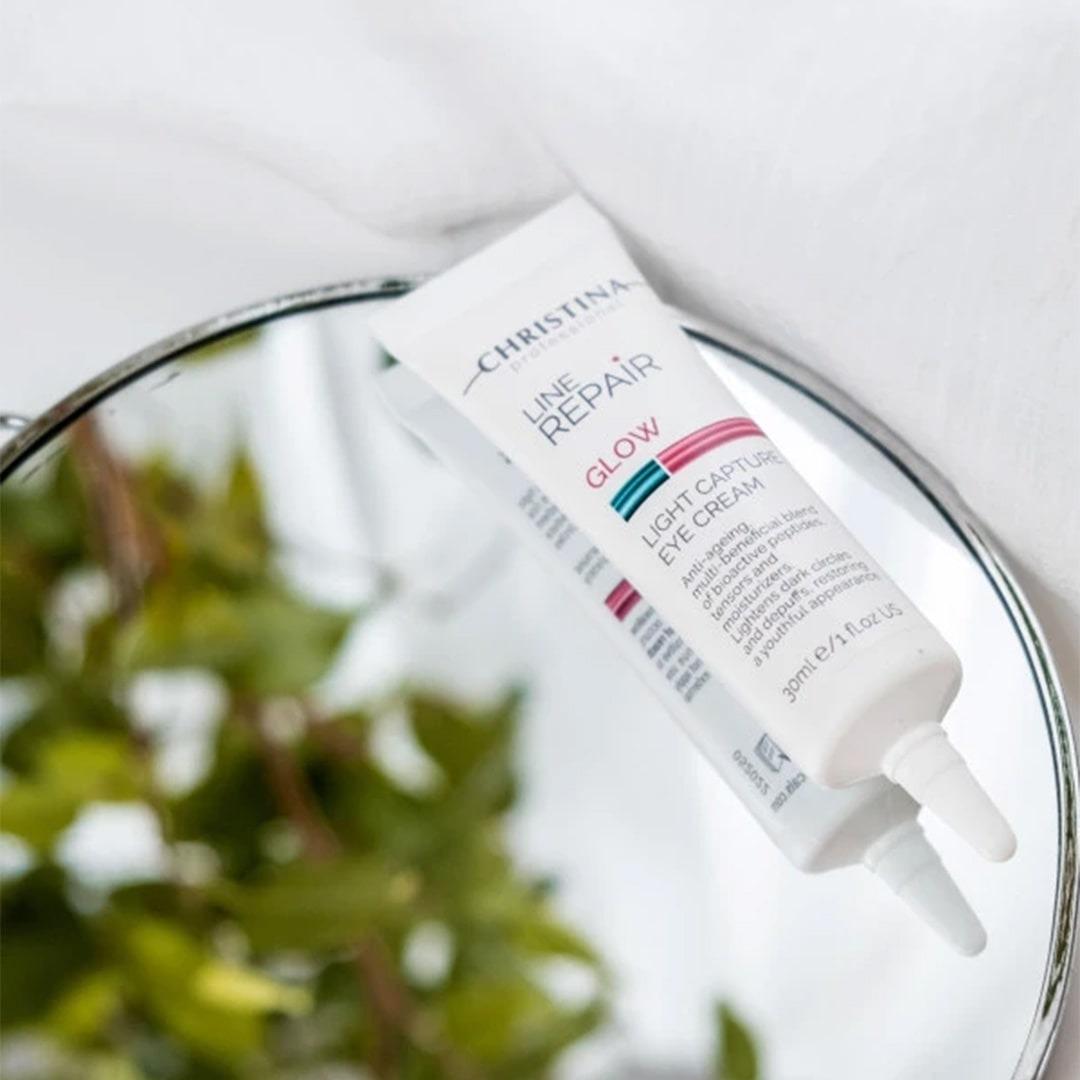 Багатофункціональний крем для шкіри навколо очей Christina Line Repair Glow Light Capture Eye Cream, 30 мл