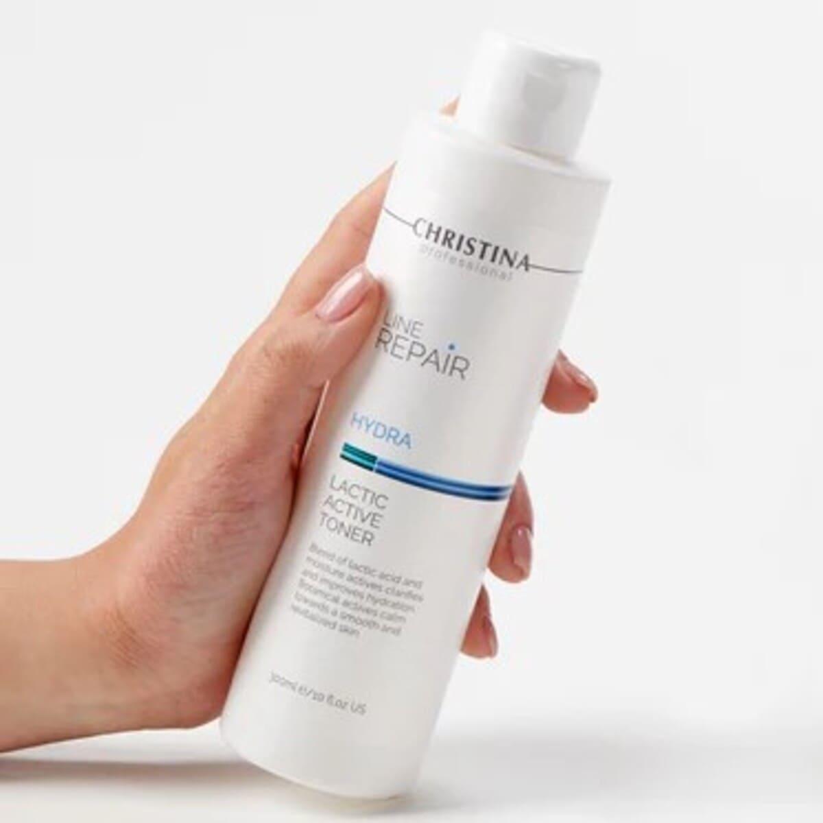 Тонік з молочною кислотою для обличчя Christina Line RepairHydra Lactic Active Toner, 300 мл