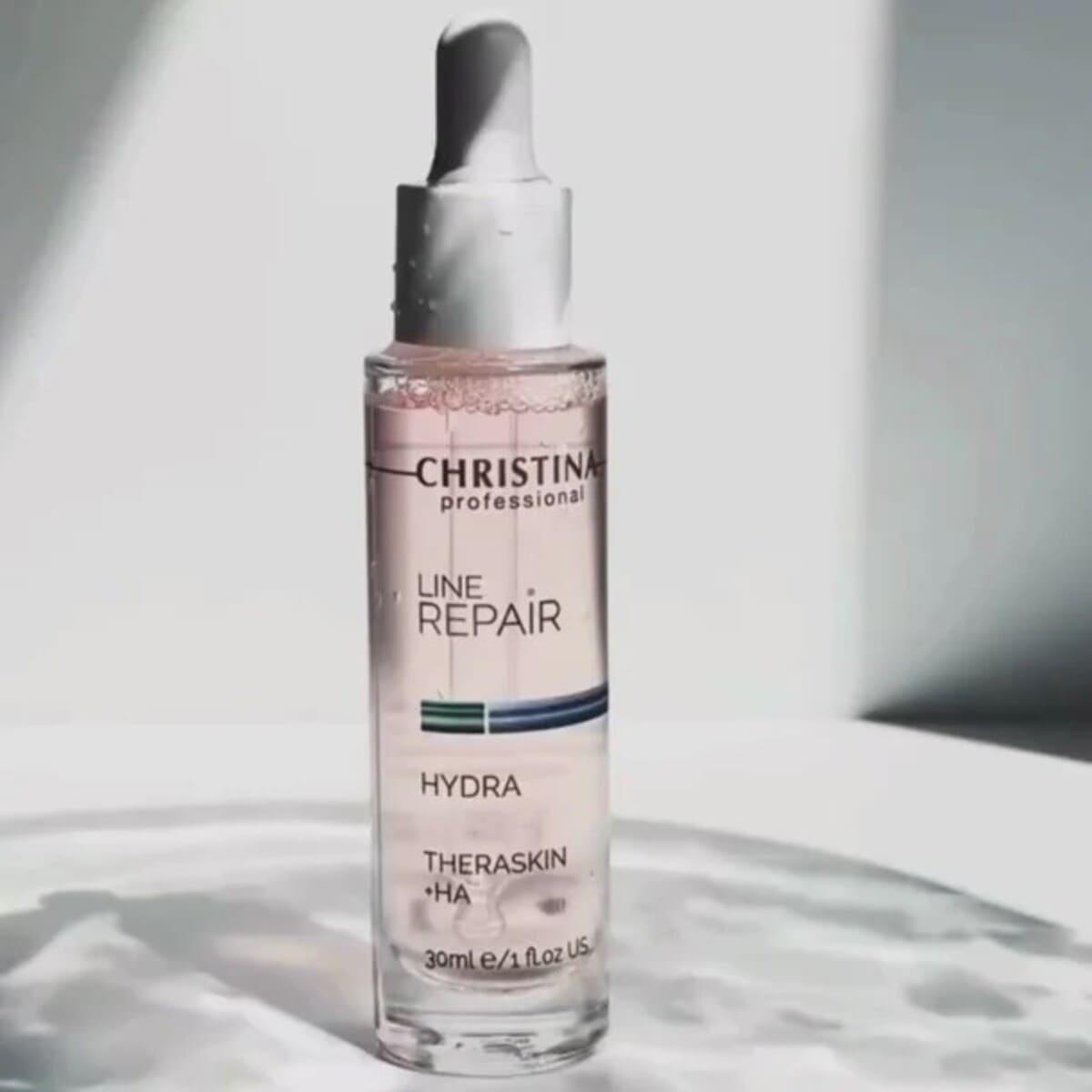 Сироватка для обличчя «Тераскін» + ГК Christina Line Repair Hydra Theraskin+HA, 30 мл