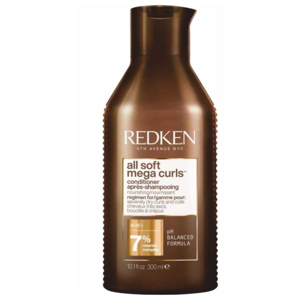 Кондиціонер для живлення дуже сухого кучерявого волосся REDKEN All Soft Mega Curls Conditioner, 300 мл