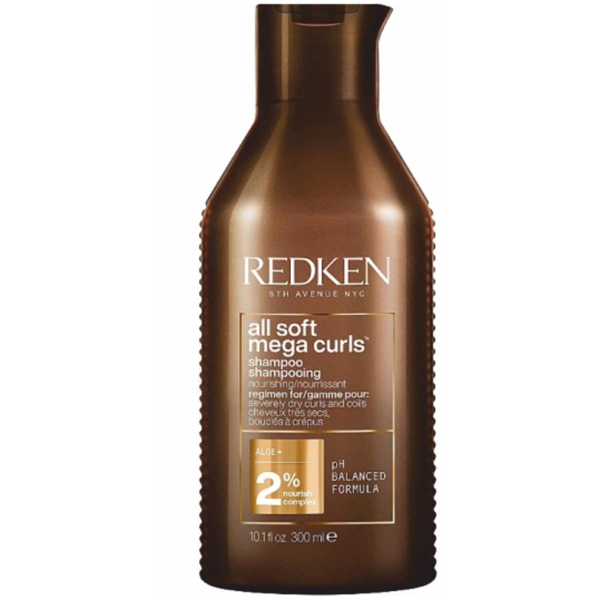 Шампунь для живлення дуже сухого кучерявого волосся REDKEN All Soft Mega Curls, 300 мл