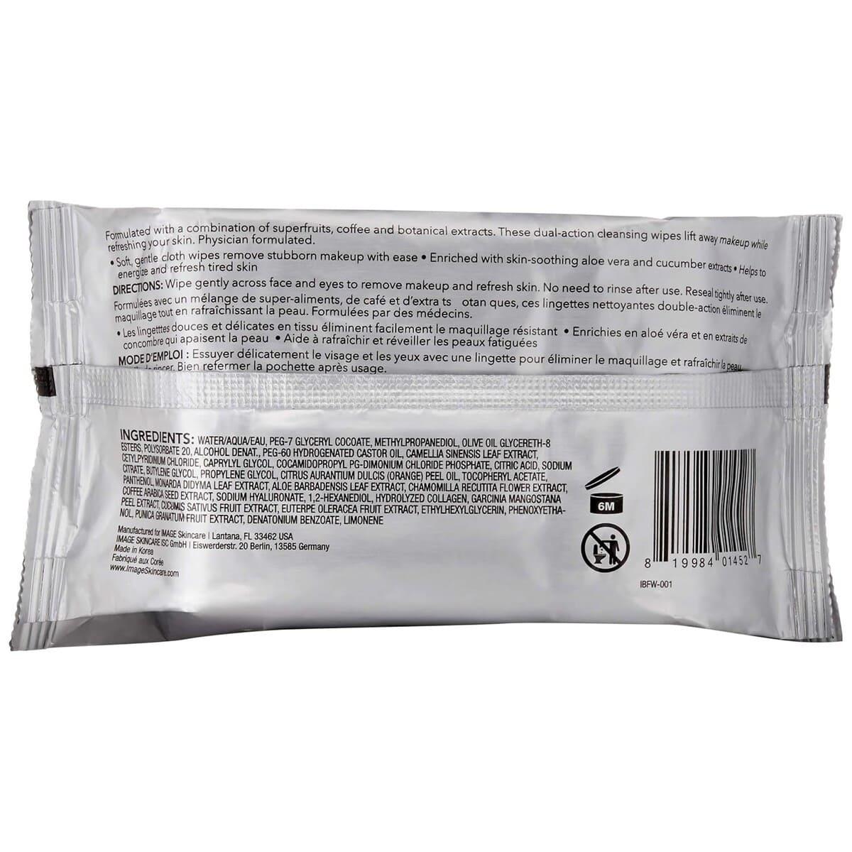 Очищувальні тонізувальні серветки Image Skincare I Beauty Refreshing facial wipes, 30 шт