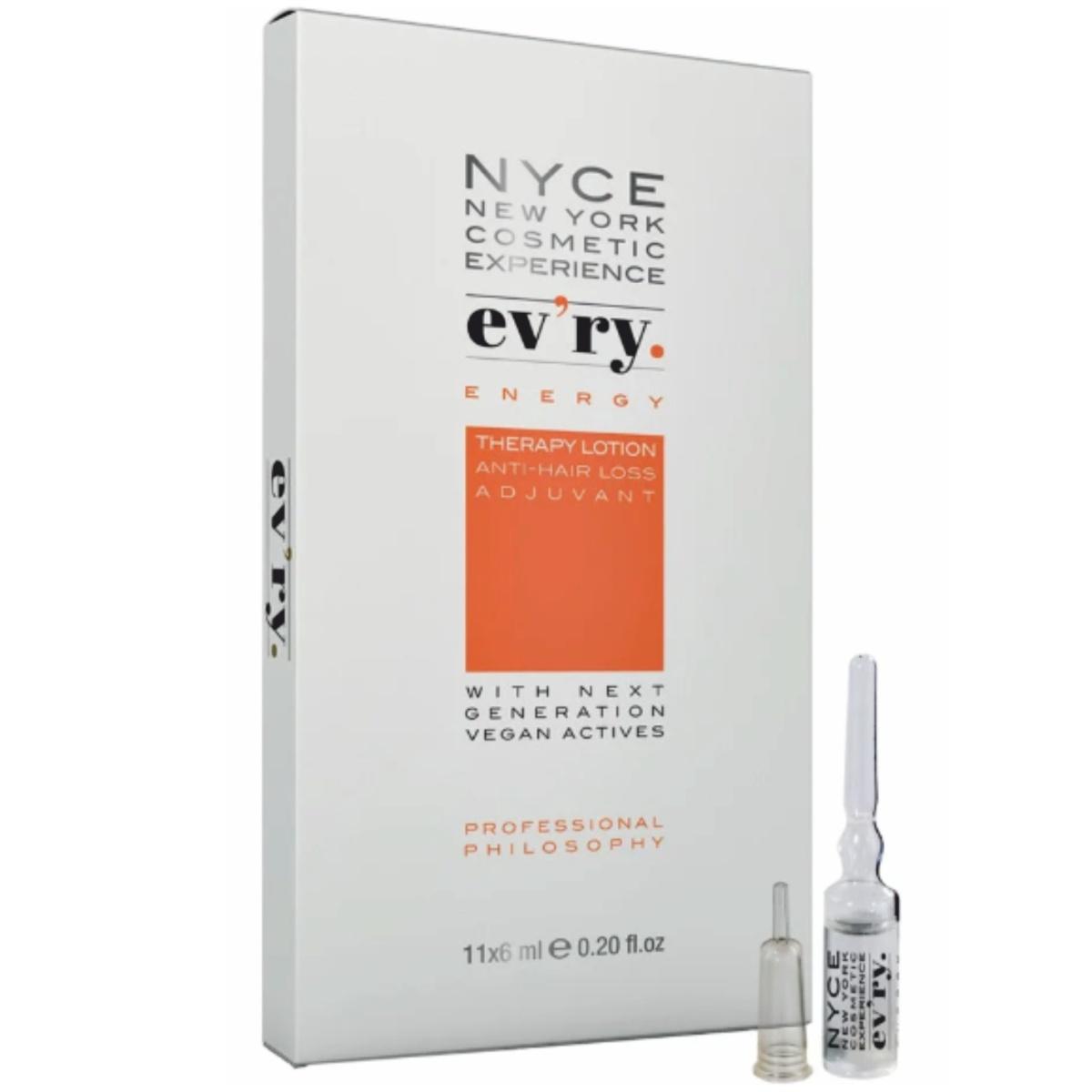 Ампули проти випадіння волосся NYCE Energy Therapy Lotion, 6 мл х 11