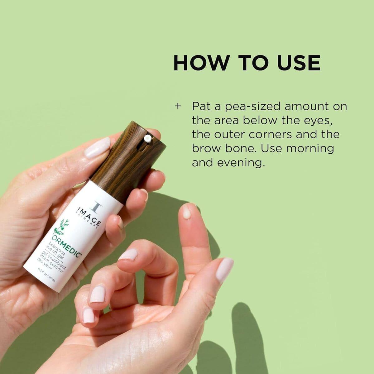 Ліфтинговий крем-гель для повік з ефектом міорелаксації Image Skincare Ormedic Balancing Eye Lift Gel, 15 мл