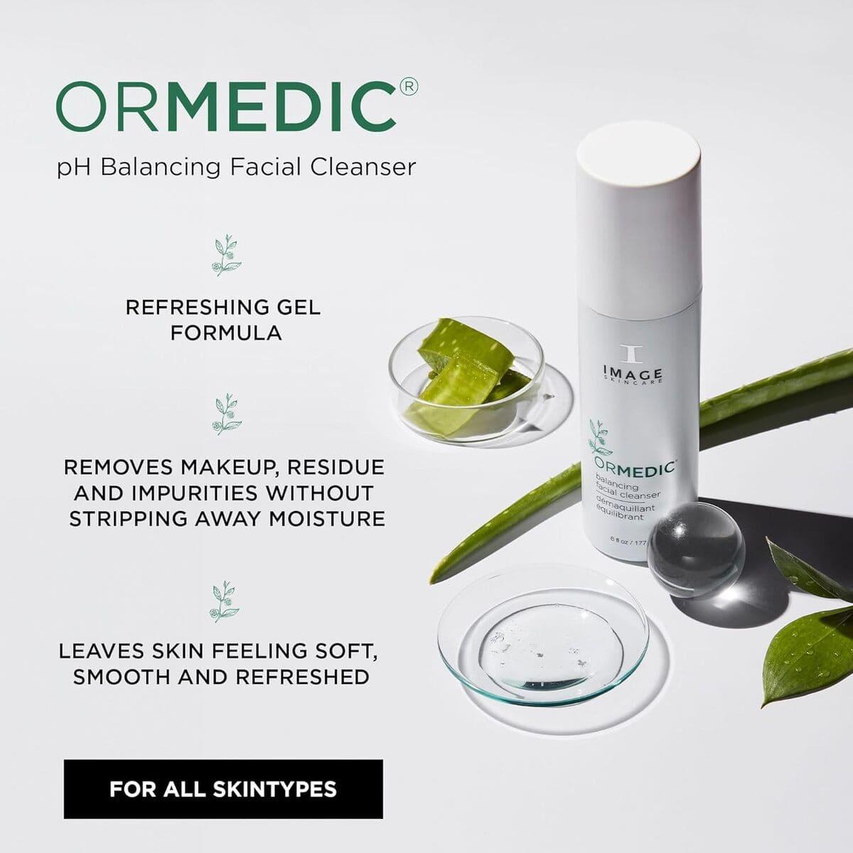 Очищувальний гель з алое Image Skincare Ormedic Balancing Facial Cleanser, 177 мл