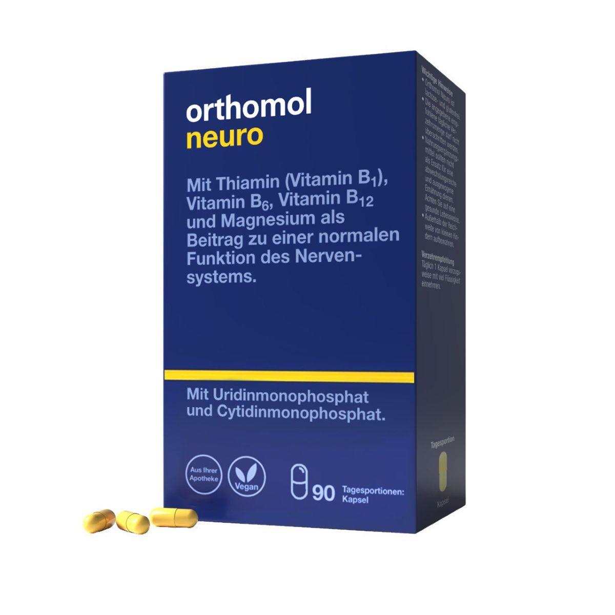 Orthomol Neuro №30 Капсули для нормального функціонування нервової системи, 30 днів
