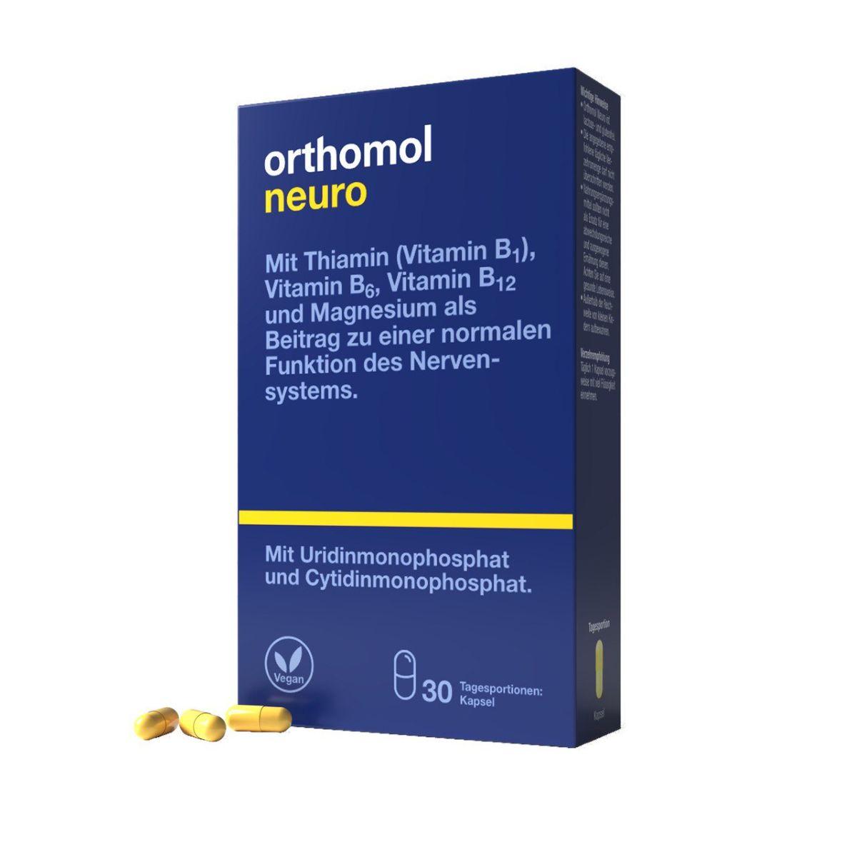 Orthomol Neuro №30 Капсули для нормального функціонування нервової системи, 30 днів