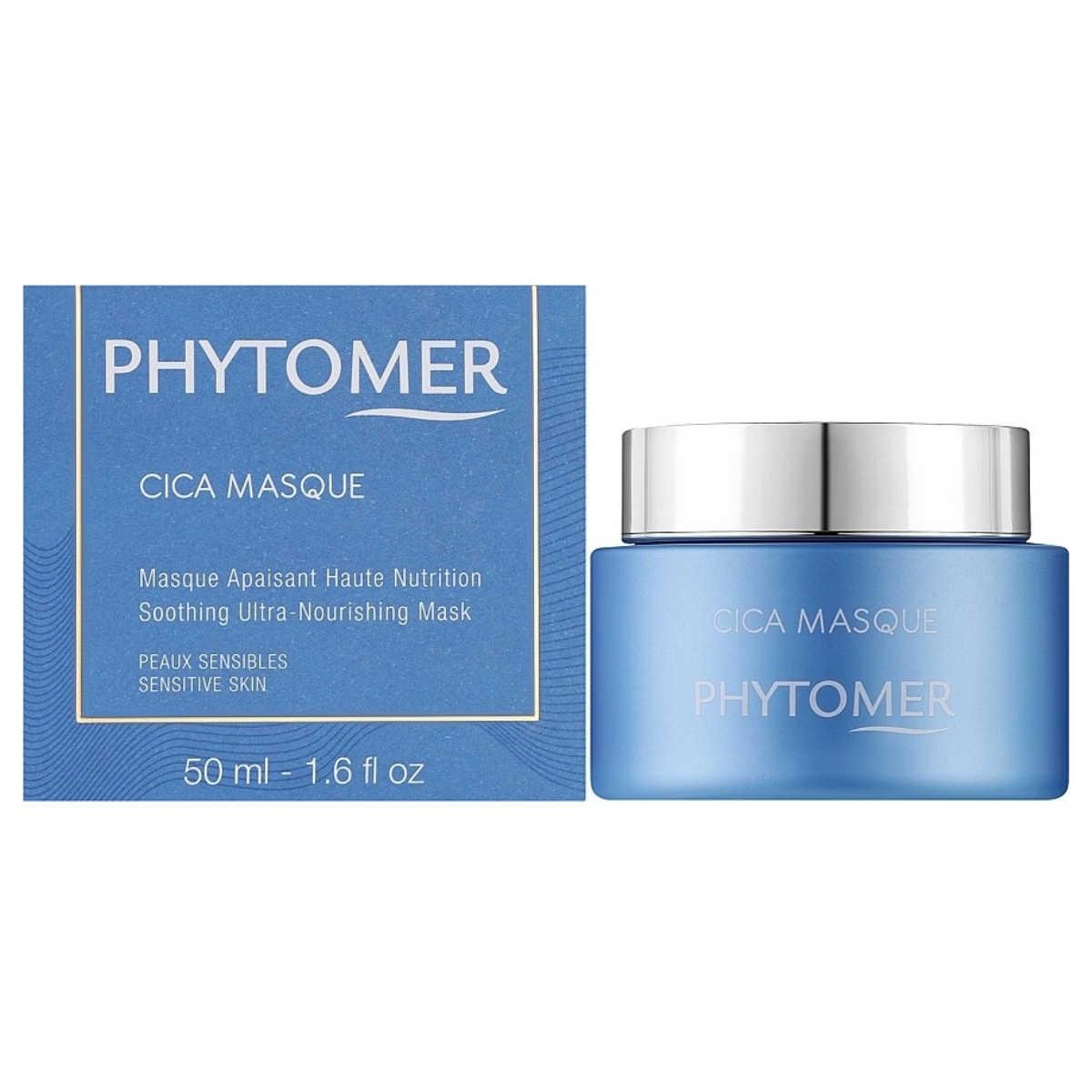 Заспокійлива ультраживильна маска для обличчя PHYTOMER Soothing Ultra-Nourishing Cica Mask, 50 мл