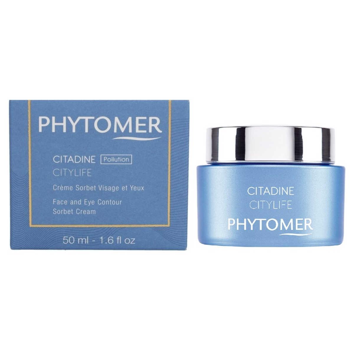 Крем-сорбет для обличчя та контуру очей PHYTOMER Citadine Citylife Sorbet Cream, 50 мл