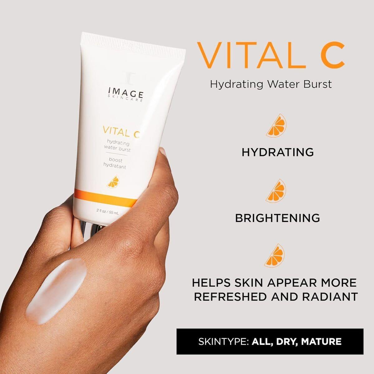 Інтенсивний зволожувальний бустер Image Skincare Vital C Hydrating Water Burst, 59 мл