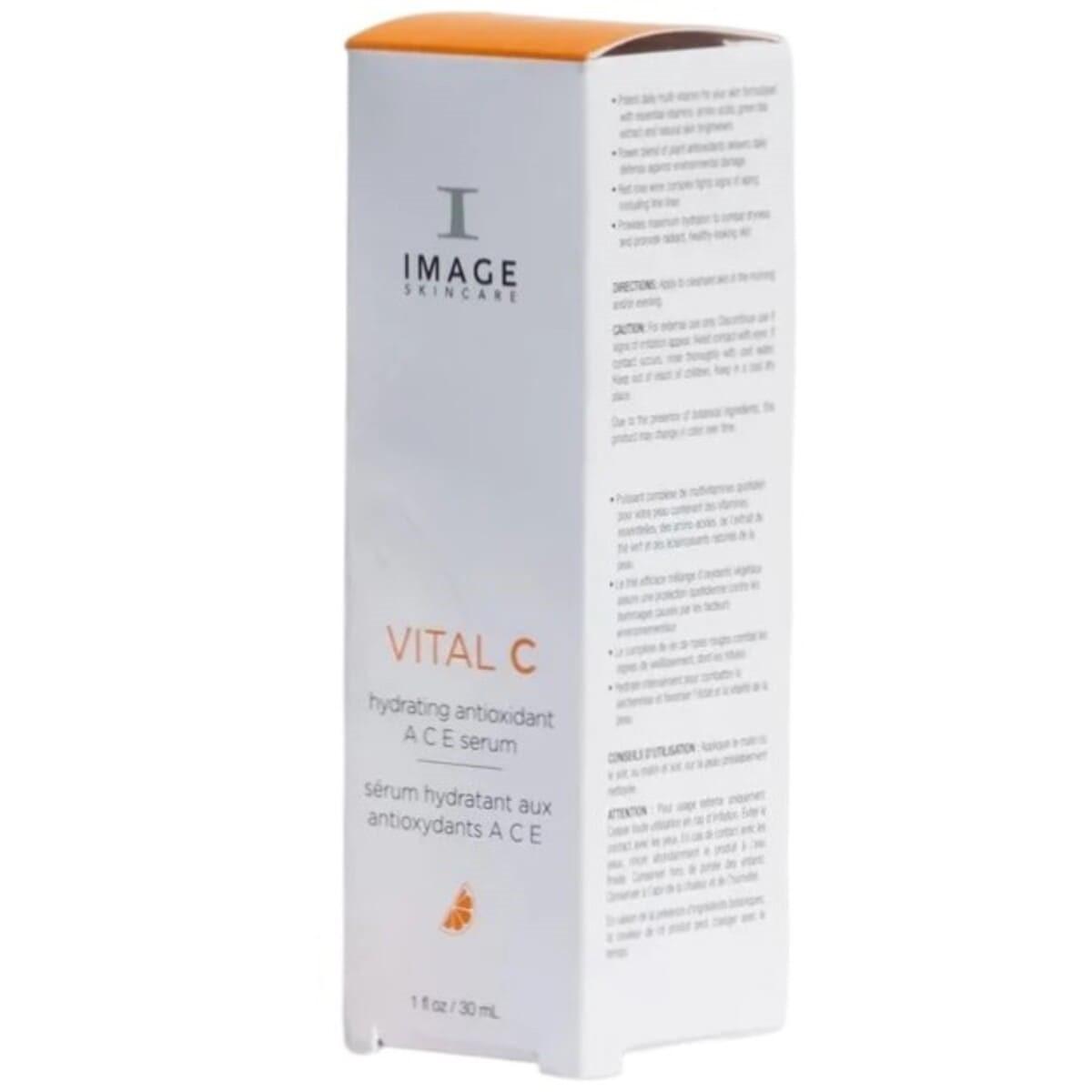 Зволожувальна антиоксидантна сироватка з вітамінами А, С, Е Image Skincare Vital C Hydrating AC&E Serum, 30 мл
