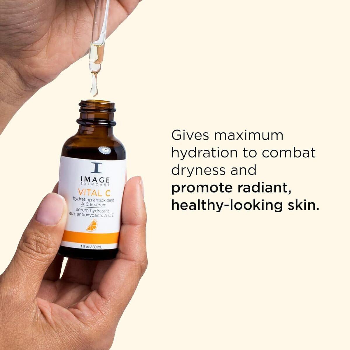 Зволожувальна антиоксидантна сироватка з вітамінами А, С, Е Image Skincare Vital C Hydrating AC&E Serum, 30 мл