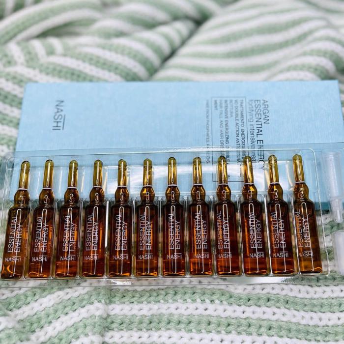 Інтенсивно зміцнювальні ампули проти випадіння волосся Nashi Argan Essential Energy Fortifying Intensive Treatment, 12 х 6 мл Інтенсивно зміцнювальні ампули проти випадіння волосся Nashi Argan Essential Energy Fortifying Intensive Treatment, 12 х 6 мл