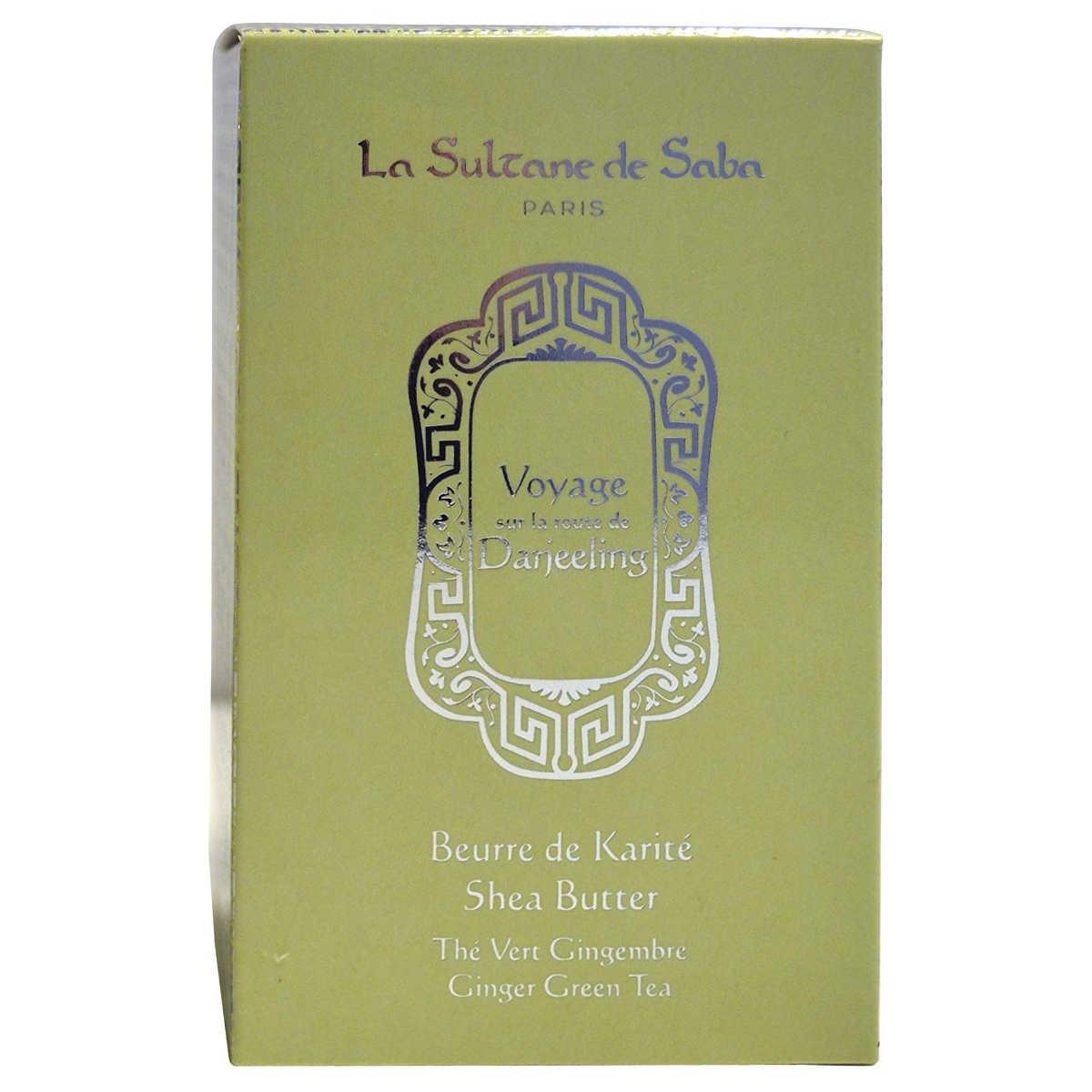 Олія каріте з зеленим чаєм та імбиром La Sultane de Saba Voyage Darjeeling Shea Butter Ginger Green Tea, 300 мл Олія каріте з зеленим чаєм та імбиром La Sultane de Saba Voyage Darjeeling Shea Butter Ginger Green Tea, 300 мл