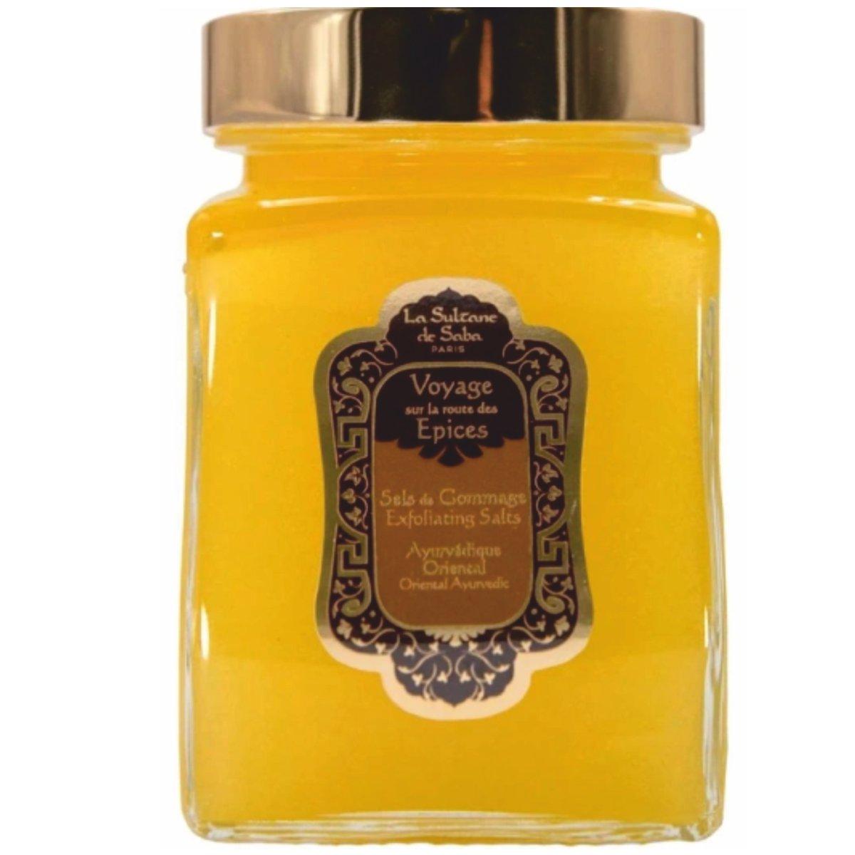 Сольовий скраб для тіла аюрведичний La Sultane de Saba Voyage Epices Exfoliating Salts Oriental Ayurvedic, 300 мл Сольовий скраб для тіла аюрведичний La Sultane de Saba Voyage Epices Exfoliating Salts Oriental Ayurvedic, 300 мл