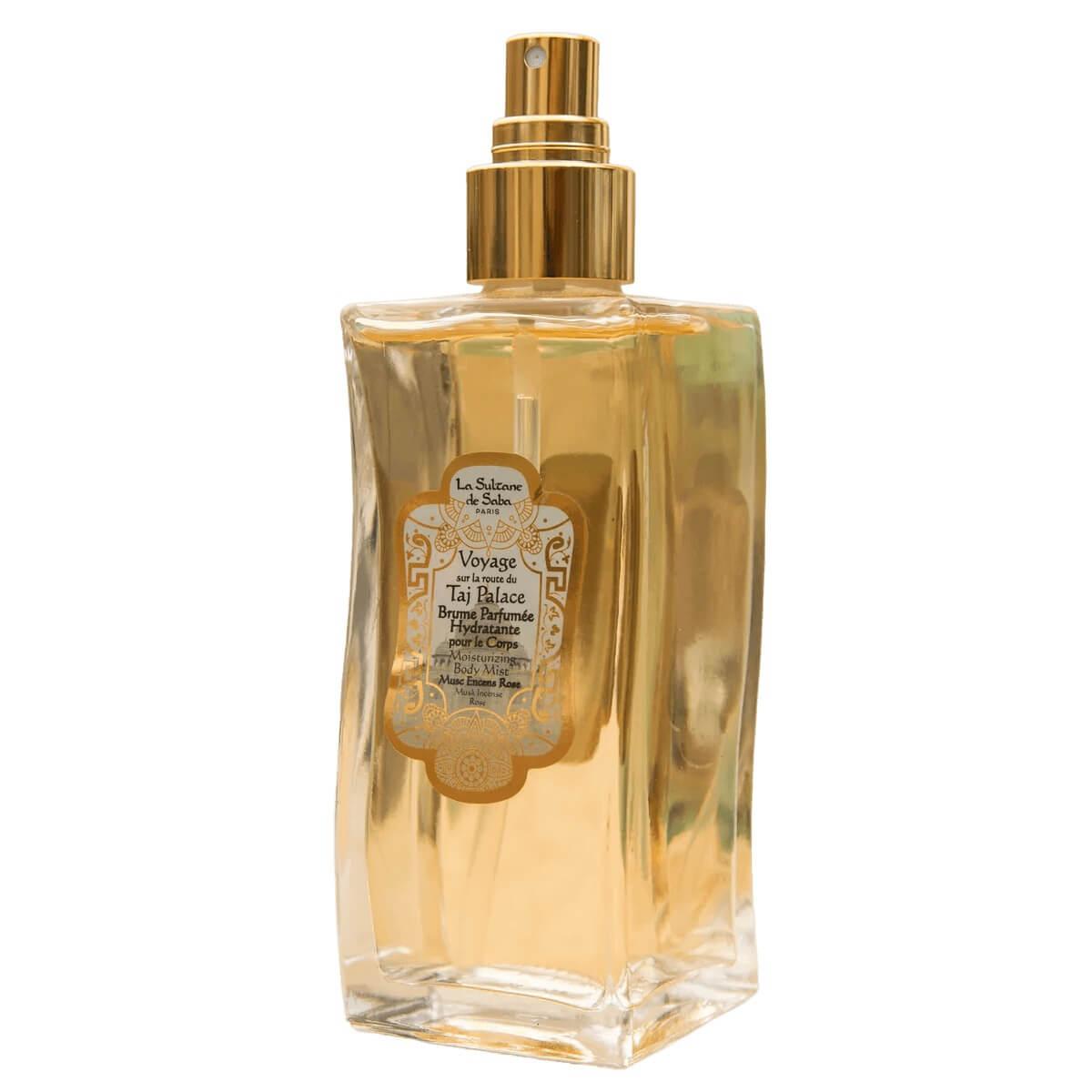 Парфумований спрей для тіла «Мускус, ладан, троянда» La Sultane de Saba Voyage Taj Palace Moisturizing Body Mist Musk Incense Rose (Body Water Taj Palace), 200 мл Парфумований спрей для тіла «Мускус, ладан, троянда» La Sultane de Saba Voyage Taj Palace Moisturizing Body Mist Musk Incense Rose (Body Water Taj Palace), 200 мл