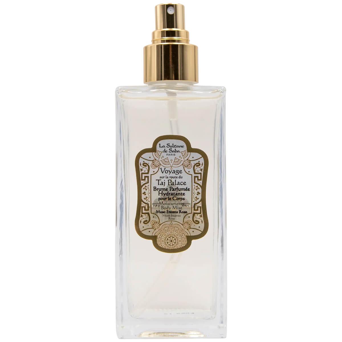 Парфумований спрей для тіла «Мускус, ладан, троянда» La Sultane de Saba Voyage Taj Palace Moisturizing Body Mist Musk Incense Rose (Body Water Taj Palace), 200 мл Парфумований спрей для тіла «Мускус, ладан, троянда» La Sultane de Saba Voyage Taj Palace Moisturizing Body Mist Musk Incense Rose (Body Water Taj Palace), 200 мл