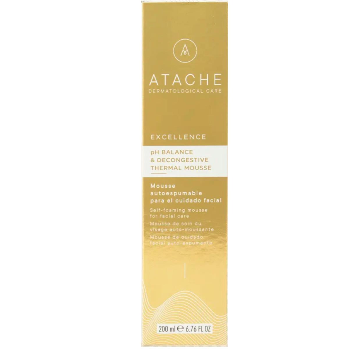 Універсальний тонік-мус для всіх типів шкіри 5-в-1 ATACHE Excellence PH Balance & Decongestive Thermal Mousse, 200 мл Універсальний тонік-мус для всіх типів шкіри 5-в-1 ATACHE Excellence PH Balance & Decongestive Thermal Mousse, 200 мл