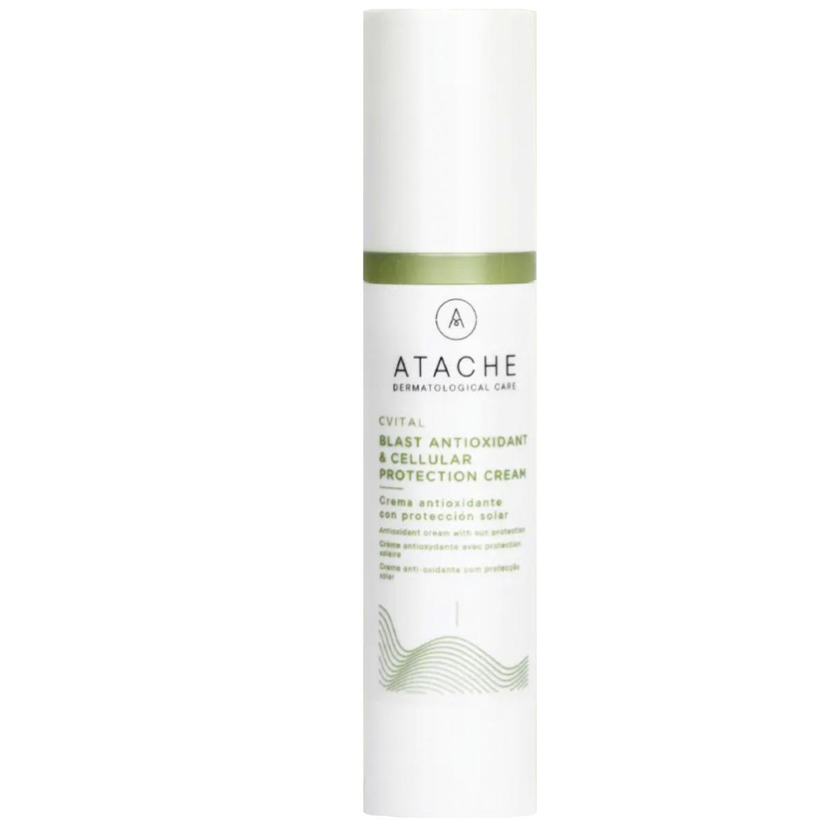 Денний антиоксидантний захисний омолоджувальний крем ATACHE C Vital Blast Antioxidant & Cellular Protection Cream, 50 мл Денний антиоксидантний захисний омолоджувальний крем ATACHE C Vital Blast Antioxidant & Cellular Protection Cream, 50 мл