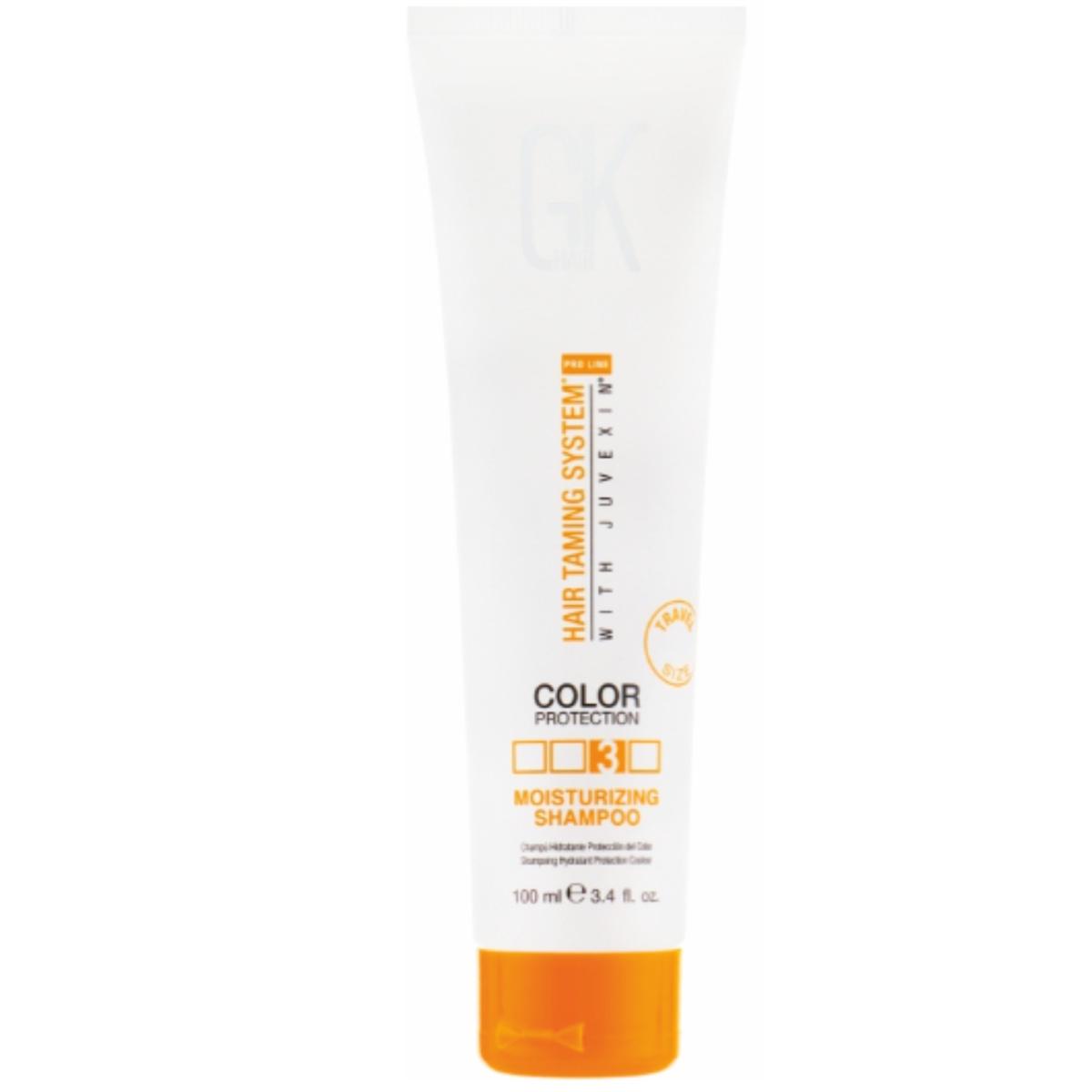 Зволожувальний шампунь-фіксатор кольору для фарбованого волосся GKhair Color Protection Moisturizing Shampoo, 100 мл Зволожувальний шампунь-фіксатор кольору для фарбованого волосся GKhair Color Protection Moisturizing Shampoo, 100 мл