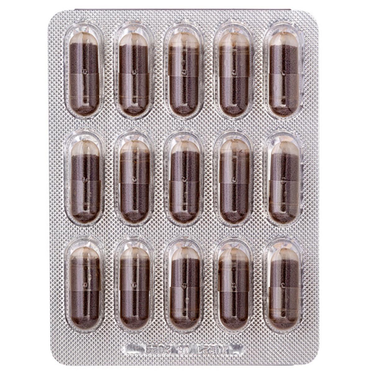 Вітамінний комплекс проти утворення сивини Trichoderm Anti-Grey Hair Reverse Oral Drug-Free Supplement, 60 капсул Вітамінний комплекс проти утворення сивини Trichoderm Anti-Grey Hair Reverse Oral Drug-Free Supplement, 60 капсул